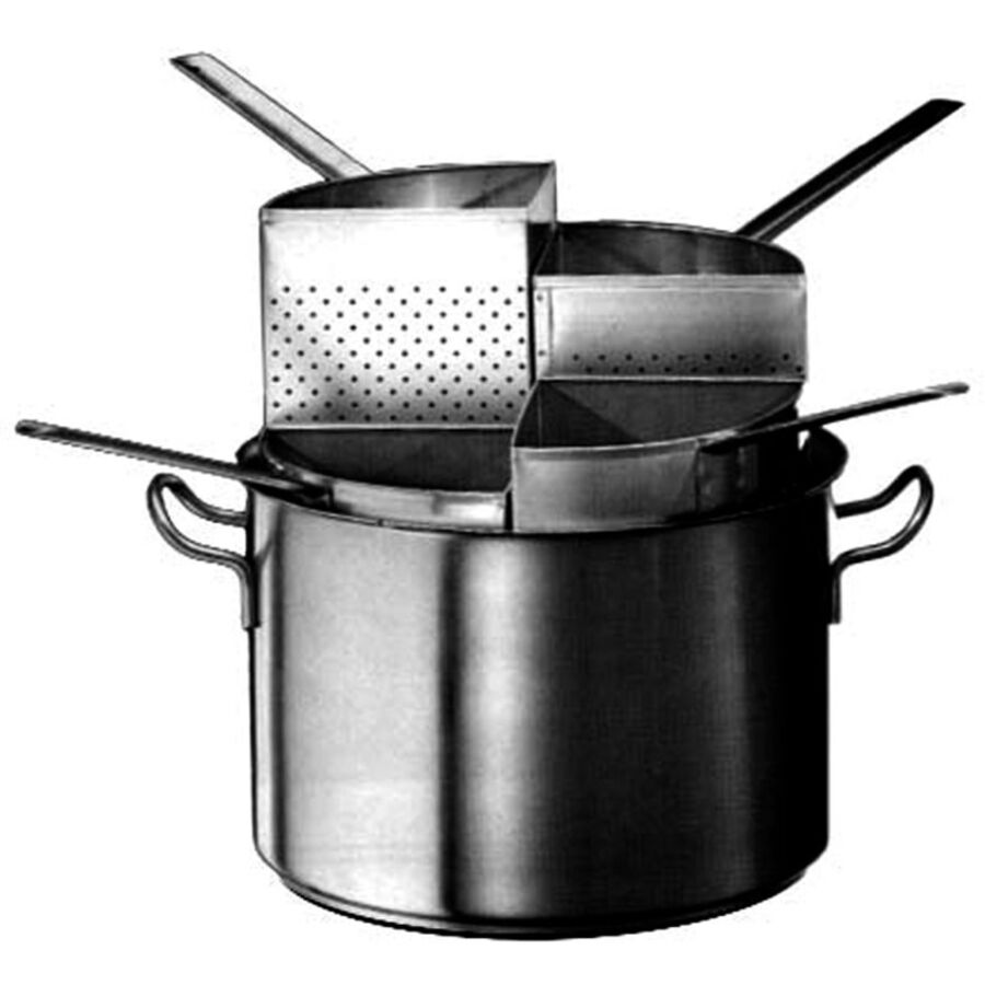 Insert à pâtes Piazza 18/10 acier inoxydable Inox H 20 cm