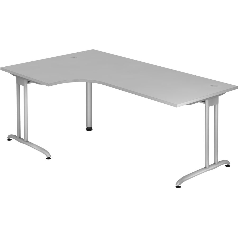 Möbelpartner Till Caisson De Bureau 4 Tiroirs – Rangement Malin Et Design Épuré En Gris Clair