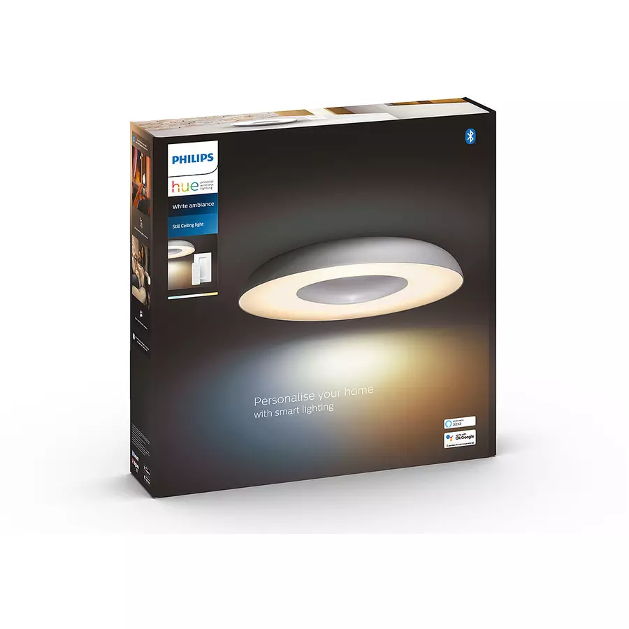 Deckenlampe Hue Aluminium B 39.1 T 39.1 H 7.1 cm| LIVIQUE