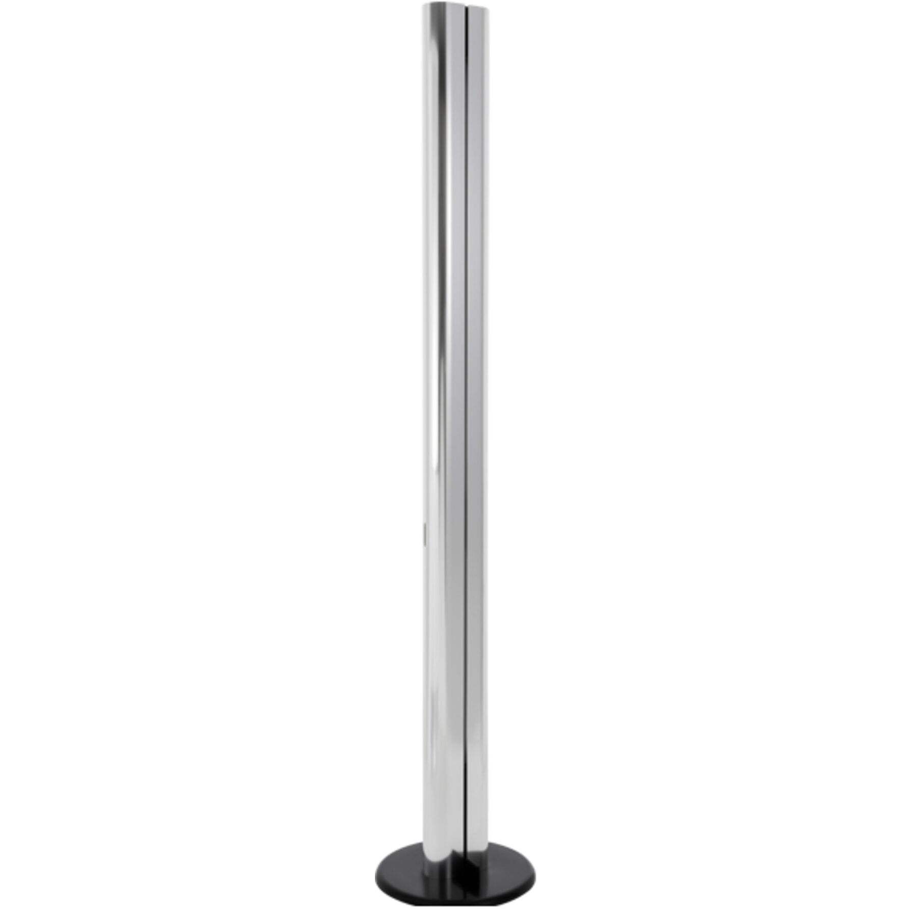 Artemide Designer-Stehlampe Megaron Terra Aluminium glänzend/Schwarz Metall/Aluminium 3500 lm Dimmbar H 35 cm - LED - Lichtfarbe: Warmweiss - LED Energiesparlampen