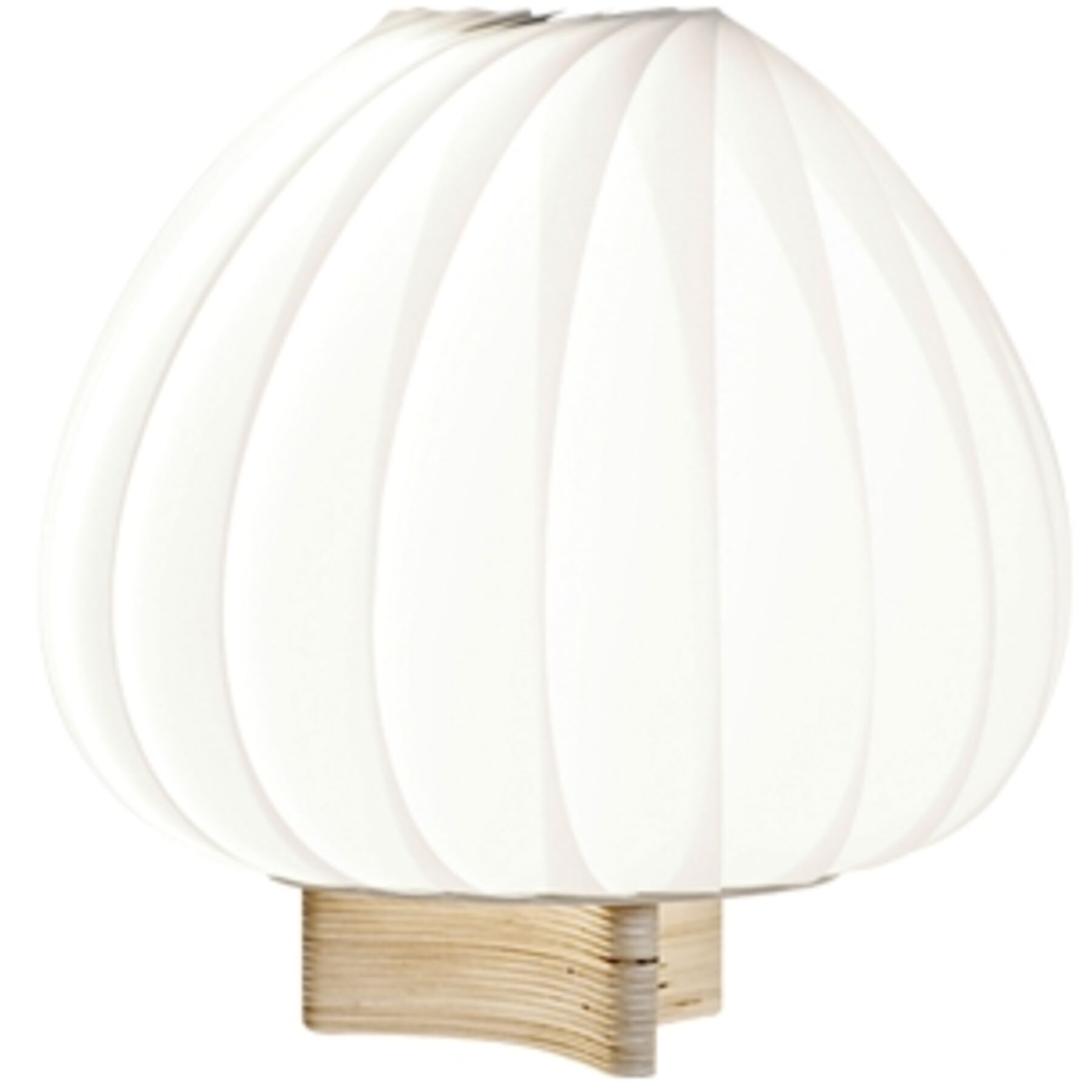 Tom Rossau Tischlampe Avellana Weiss/Braun Kunststoff/Holz H 30 cm 806 lm - LED - Lichtfarbe: Extra warmweiss- LED Energiesparlampe