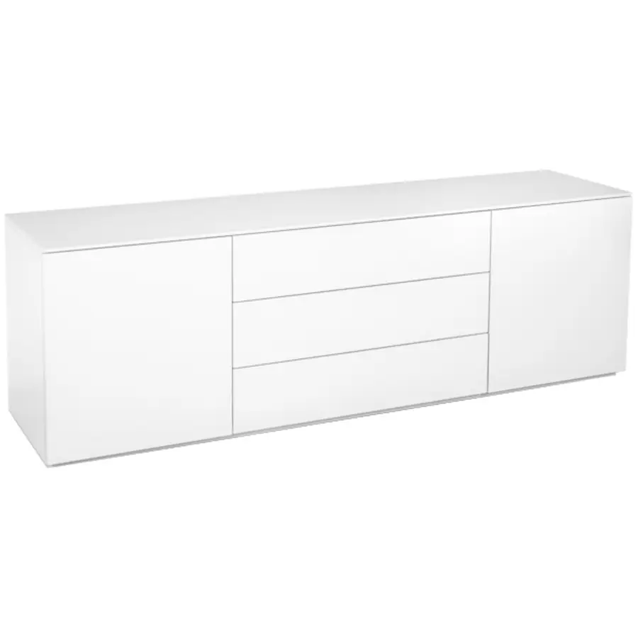 Sideboard Miami Weiss Holzwerkstoff B 180 H 60 cm