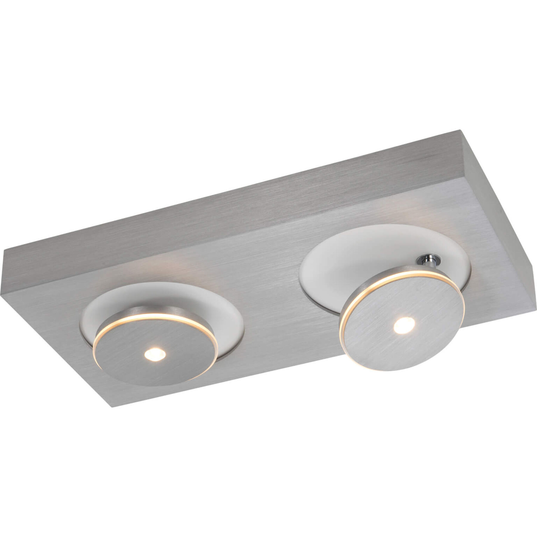 Escale Spot Spot it silber Aluminium 910 lm Dimmbar B 20 cm - LED - Lichtfarbe: Extra warmweiss - LED Energiesparlampen