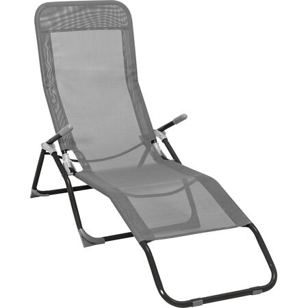 Gartenstuhl Vasto II Grau Stoff Metall 55 Cm gartenstuhl-vasto-ii-grau-stoff-metall-55-cm