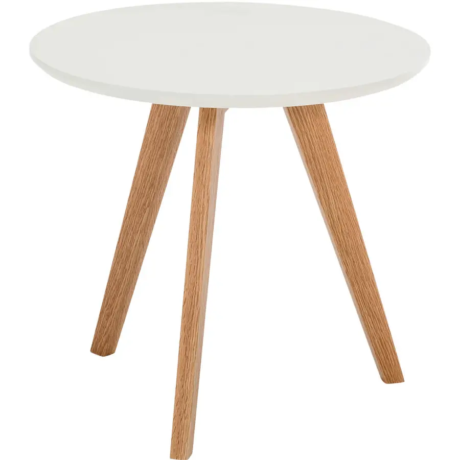 Beistelltisch Murten weiss Holz B 46 H 43 cm