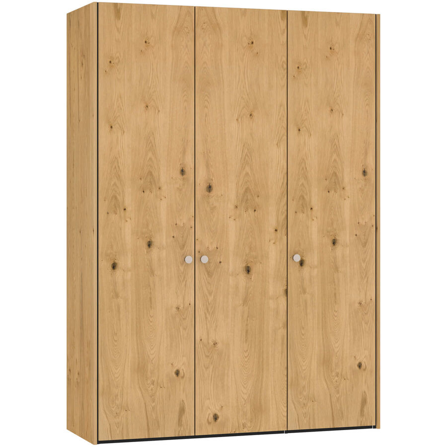 Bureau Droit 145 Cm 1 Porte 4 Tiroirs Décor Chêne Rustique - Marie Bureau Droit 145 Cm 1 Porte 4 Tiroirs Décor Chêne Rustique - Marie