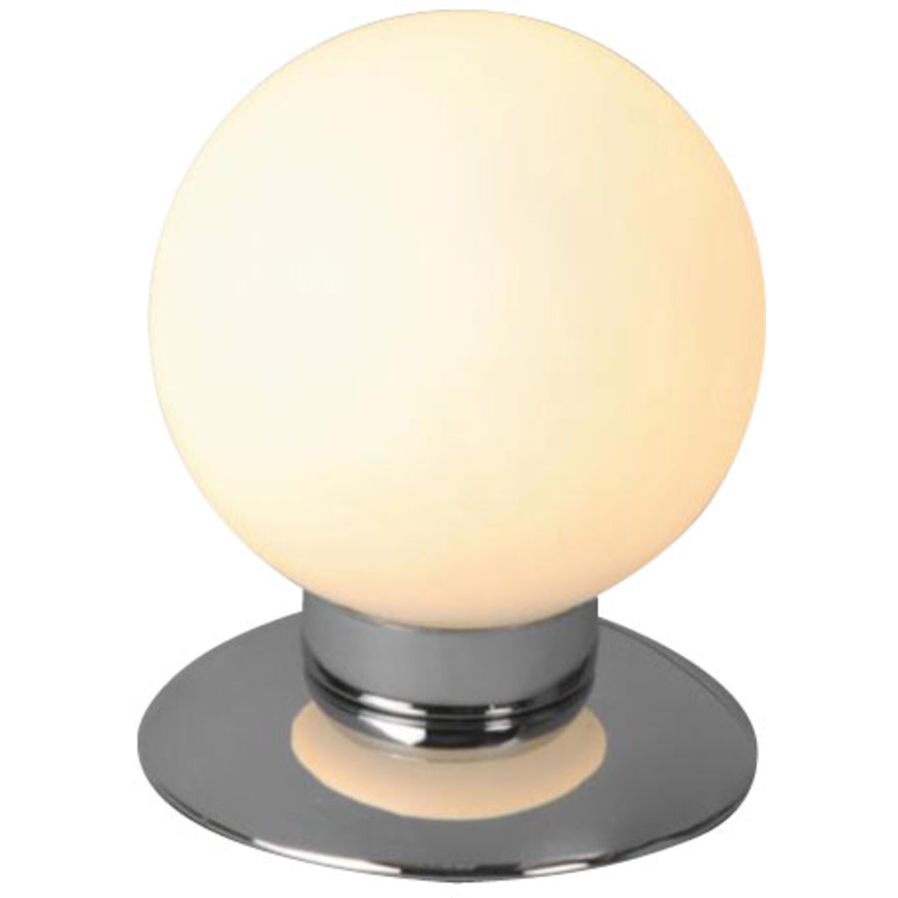 Tischlampe Claro+ weiss Glas H 15 cm 600 lm - LED - Lichtfarbe: Extra warmweiss- LED Energiesparlampe