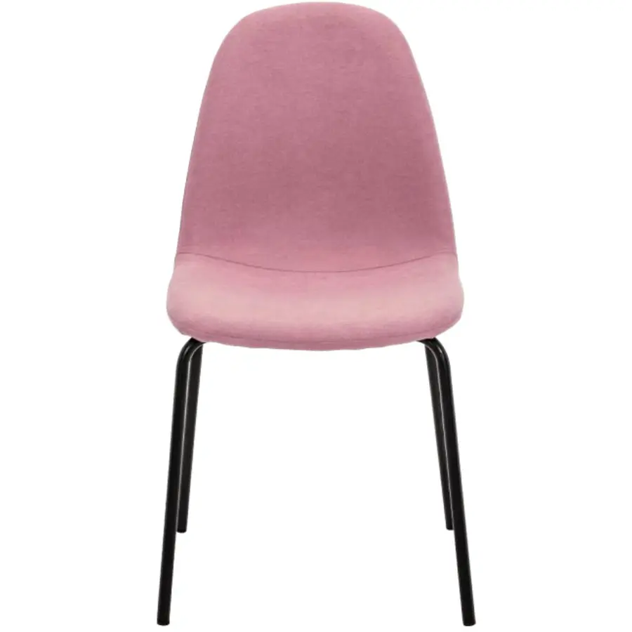 Stilvoller Schalenstuhl Malina Stoff pink
