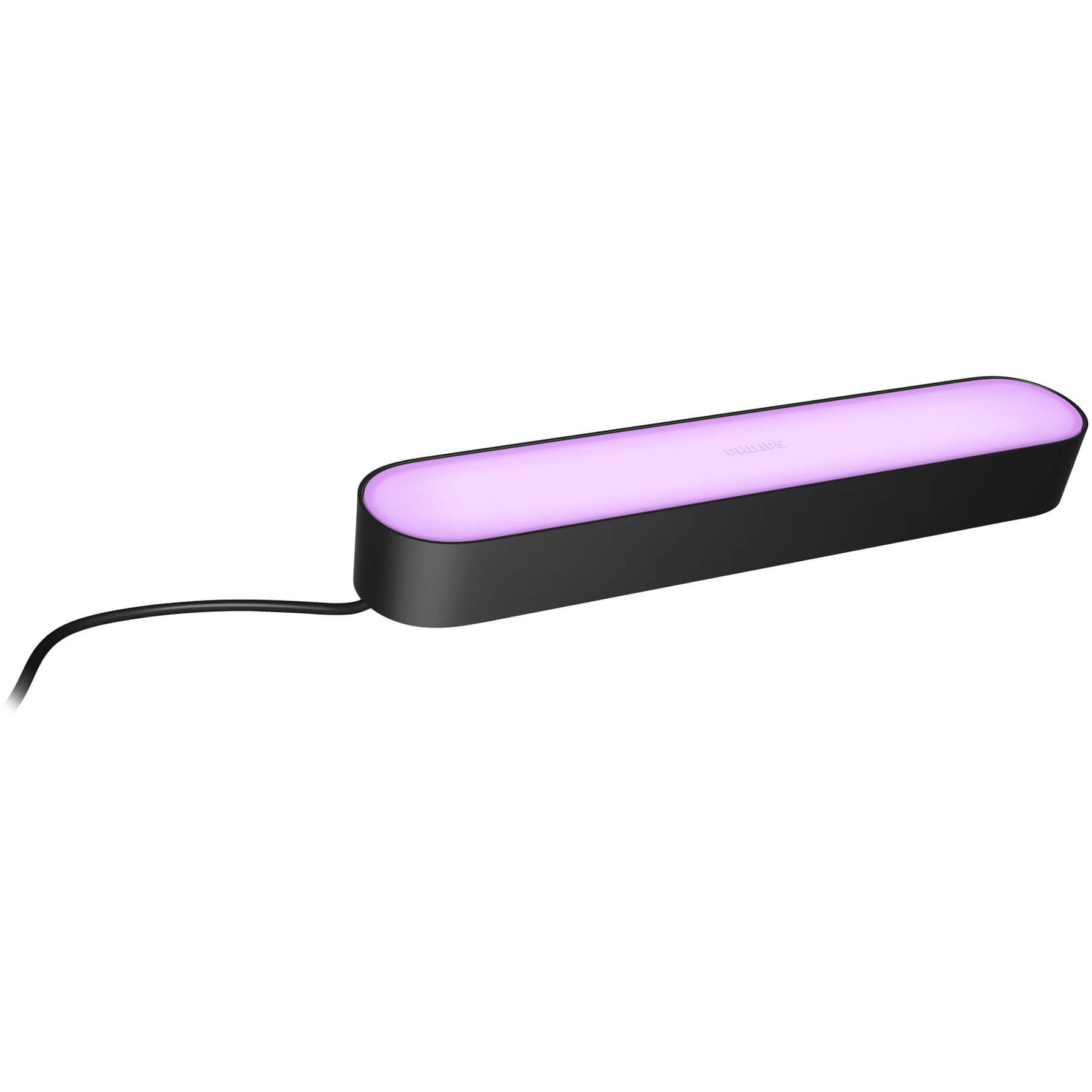 Tischlampe Philips Hue schwarz Kunststoff H 36 cm 530 lm - LED - Lichtfarbe: Warmweiss - Kaltes Tagesweiss- LED Energiesparlampe