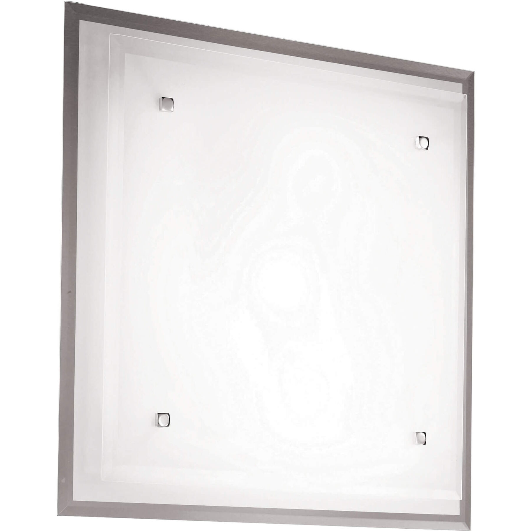 Deckenlampe Marma weiss/chrom Metall B 46 cm