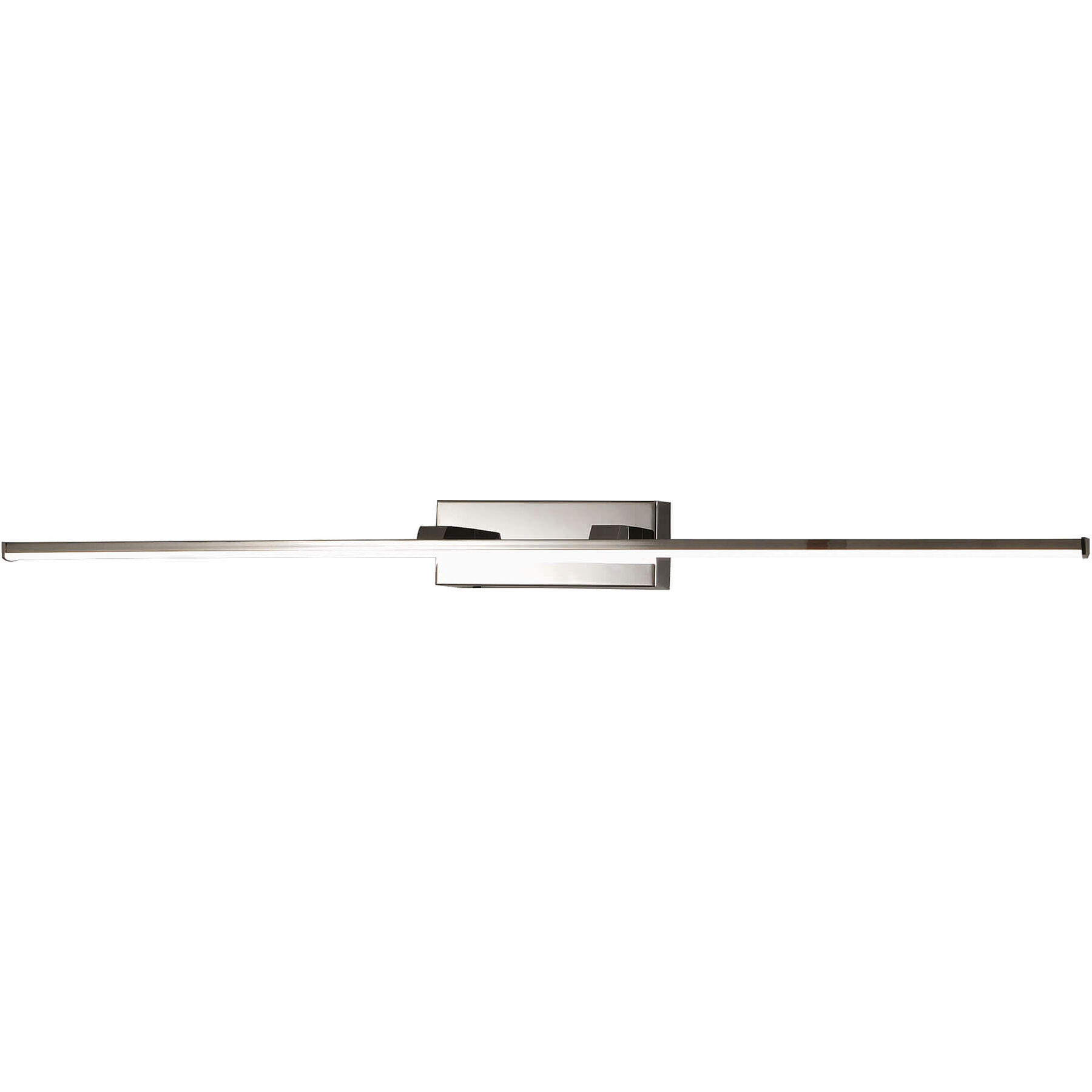 Wandlampe Nuria verchromt Metall 1850 lm B 75 cm - LED - Lichtfarbe: Warmweiss - LED Energiesparlampen