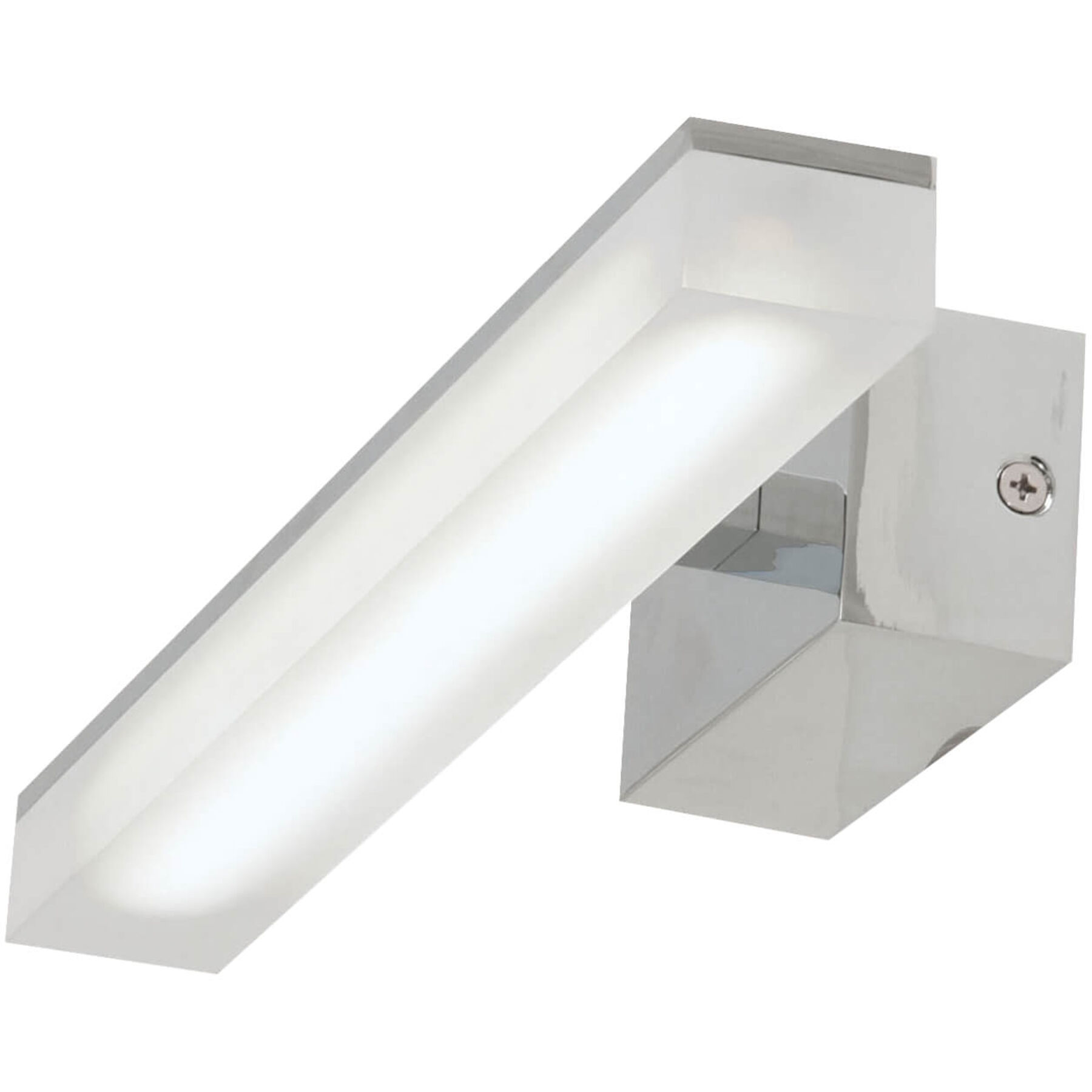 Wandlampe Serafina verchromt Metall 540 lm B 32 cm - LED - Lichtfarbe: Warmweiss - LED Energiesparlampen