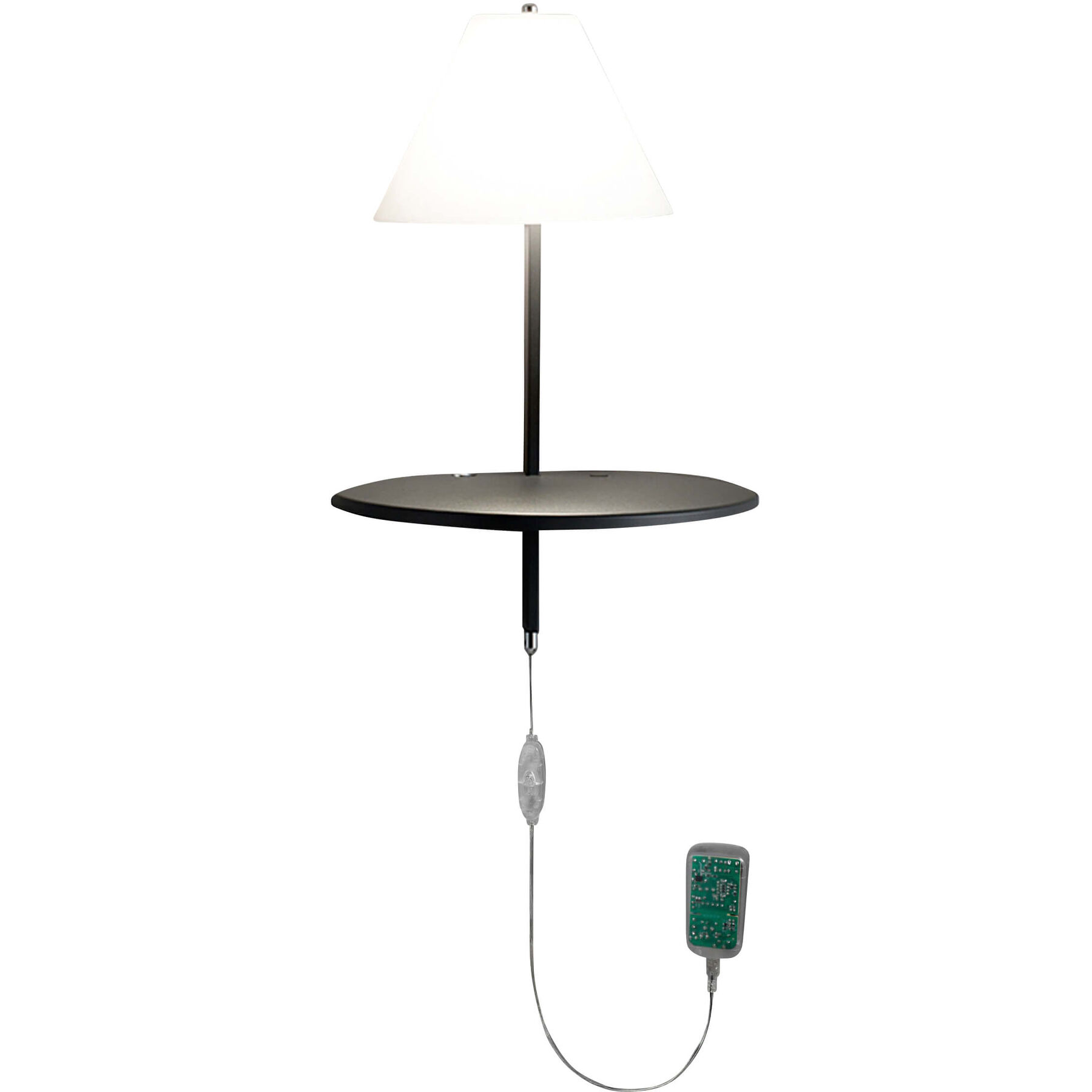 Wandlampe Morris anthrazit Metall 720 lm B 30 cm - LED - Lichtfarbe: Warmweiss - LED Energiesparlampen