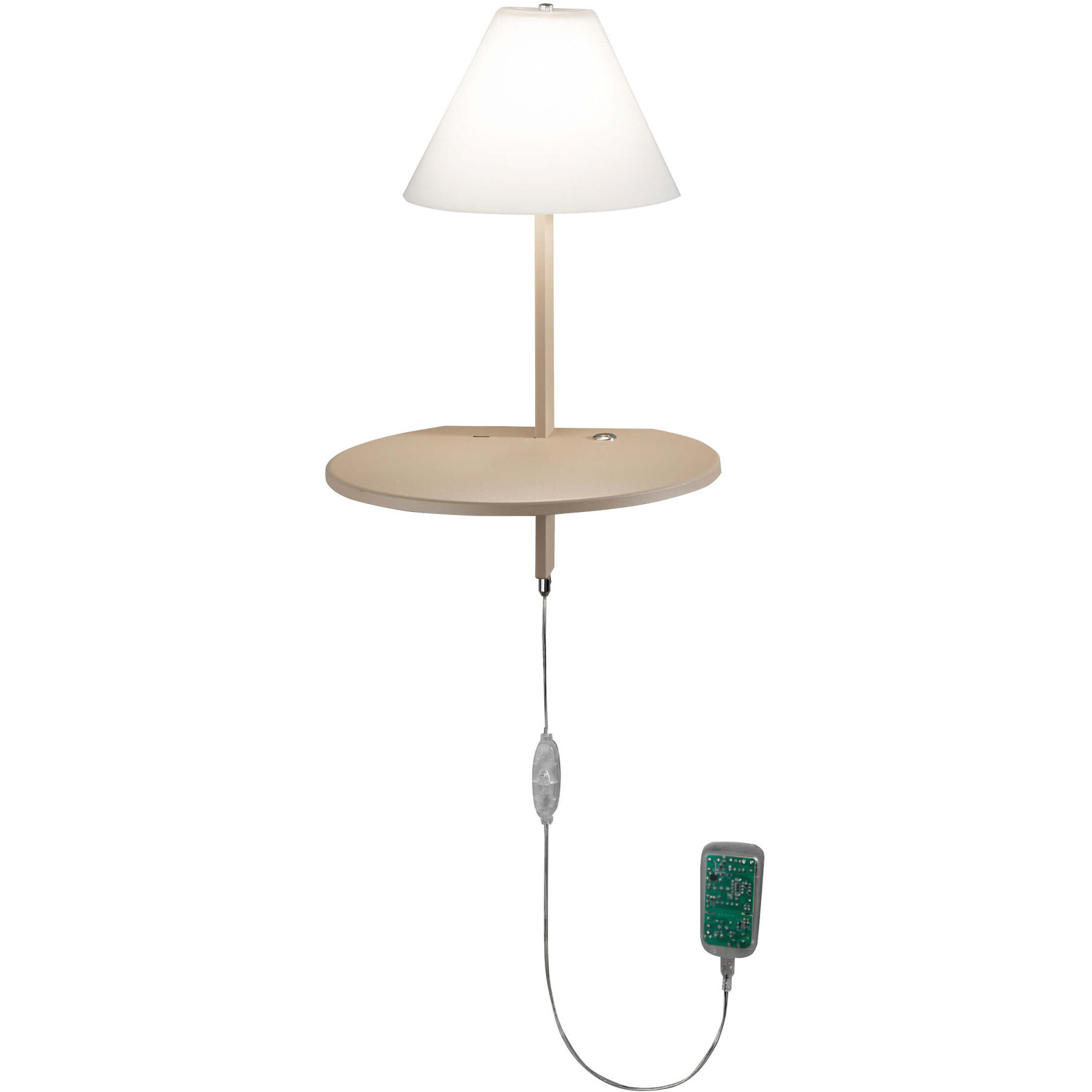 Wandlampe Monroe Cappucino Metall 720 lm B 30 cm - LED - Lichtfarbe: Warmweiss - LED Energiesparlampen