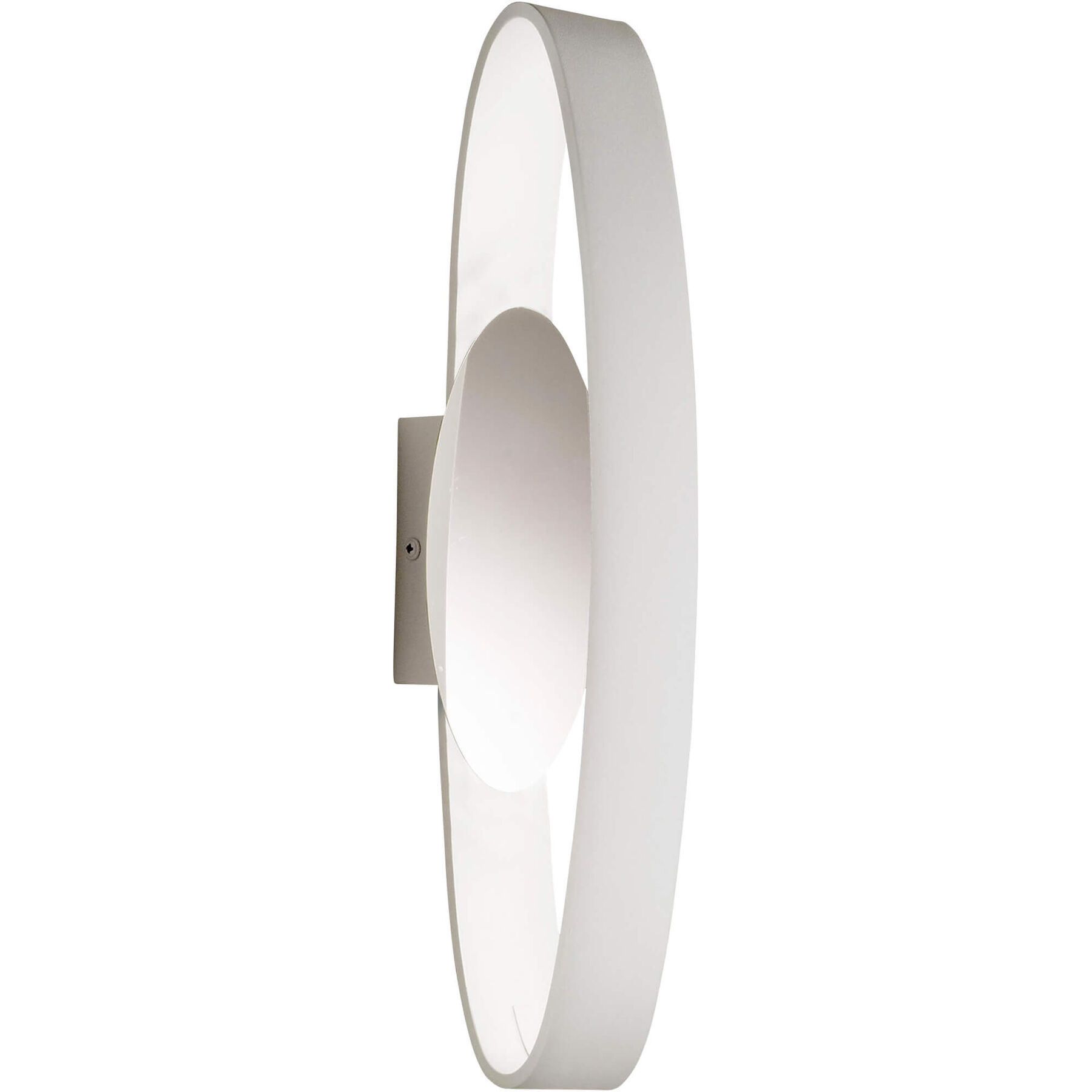 Wandlampe Greya weiss/chrom Metall 1200 lm B 53 cm - LED - Lichtfarbe: Warmweiss - LED Energiesparlampen