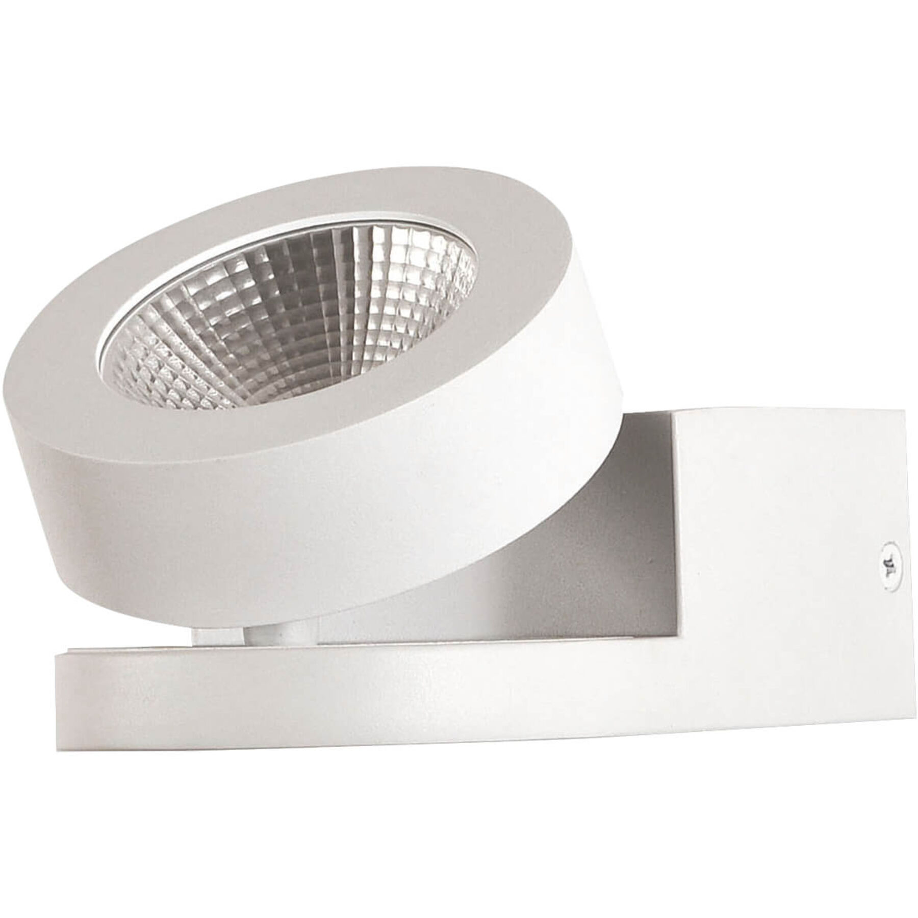 Wandlampe Barnes weiss Aluminium 450 lm B 10 cm - LED - Lichtfarbe: Warmweiss - LED Energiesparlampen