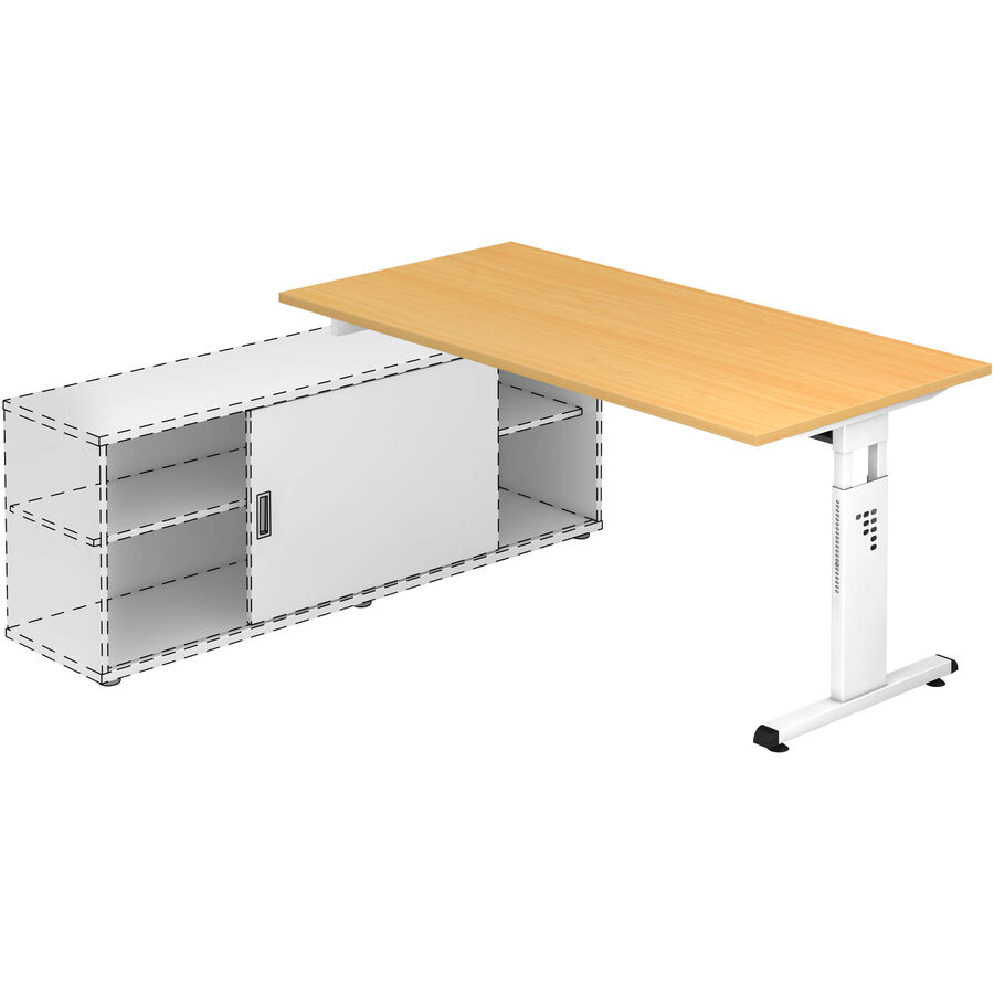 Anbauschreibtisch Office