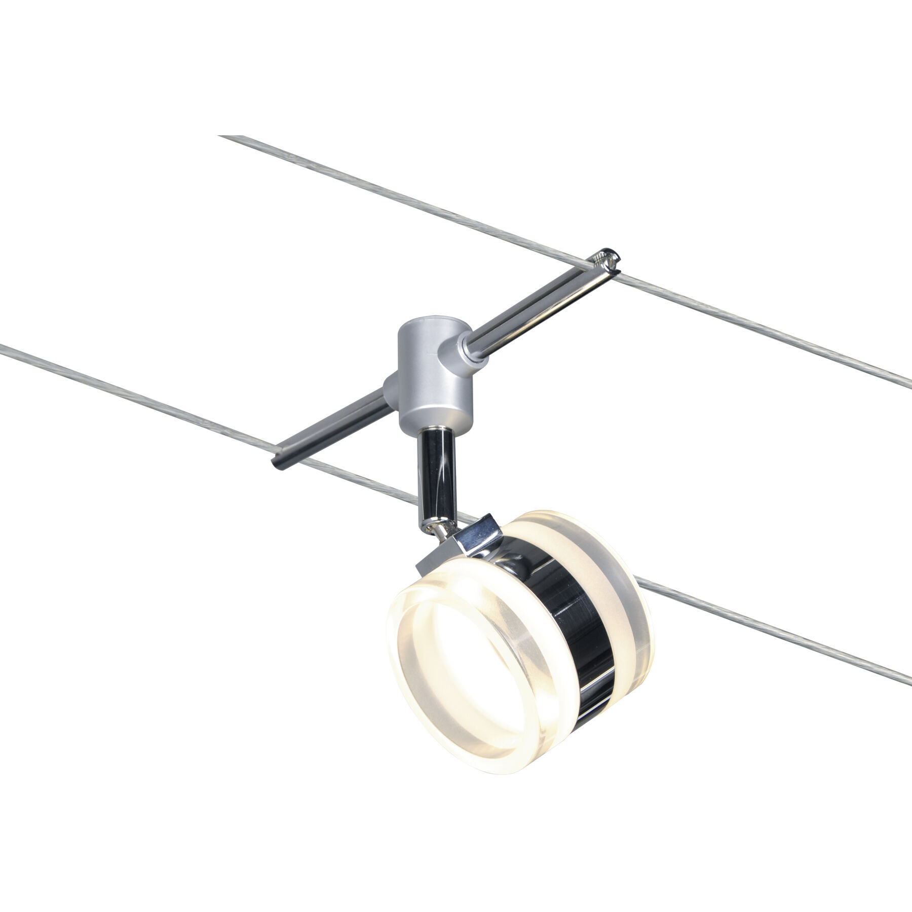System Donato chrom Metall 420 lm B 7 cm - LED - Lichtfarbe: Extra warmweiss - LED Energiesparlampen
