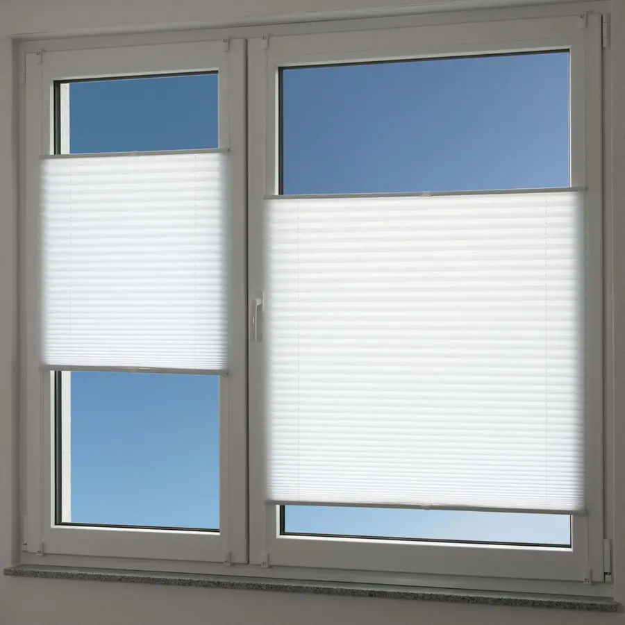 Plissee Curtain & more weiss Polyester B 60 cm T 2.5 cm