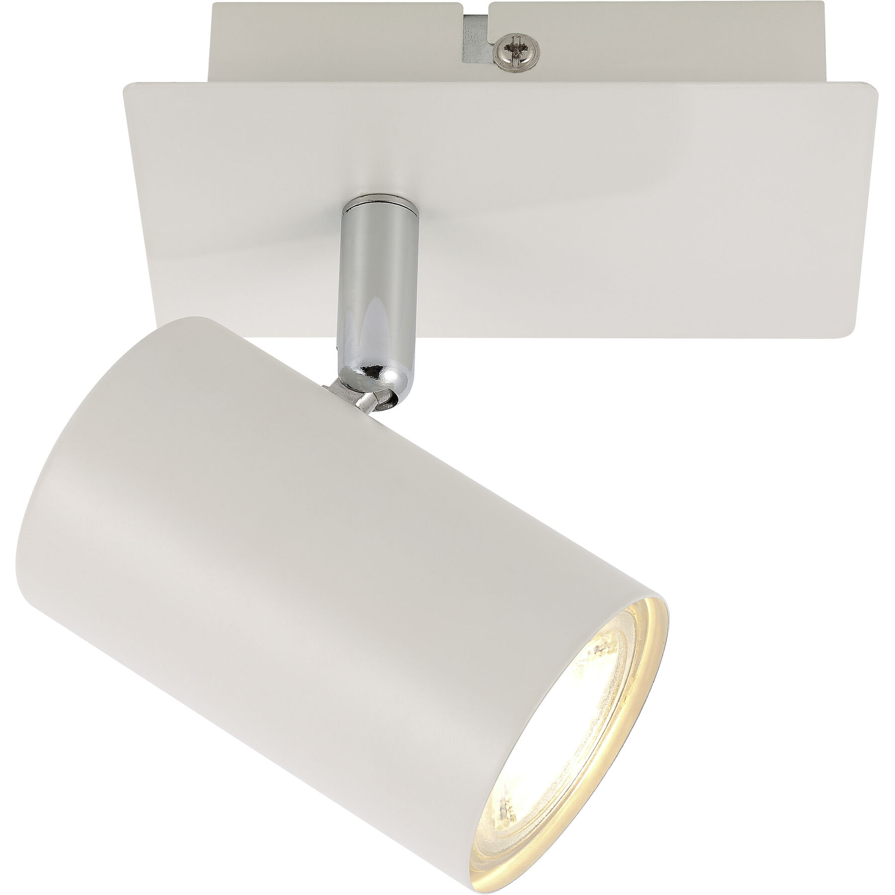 Spot Basiano weiss Metall B 8 cm