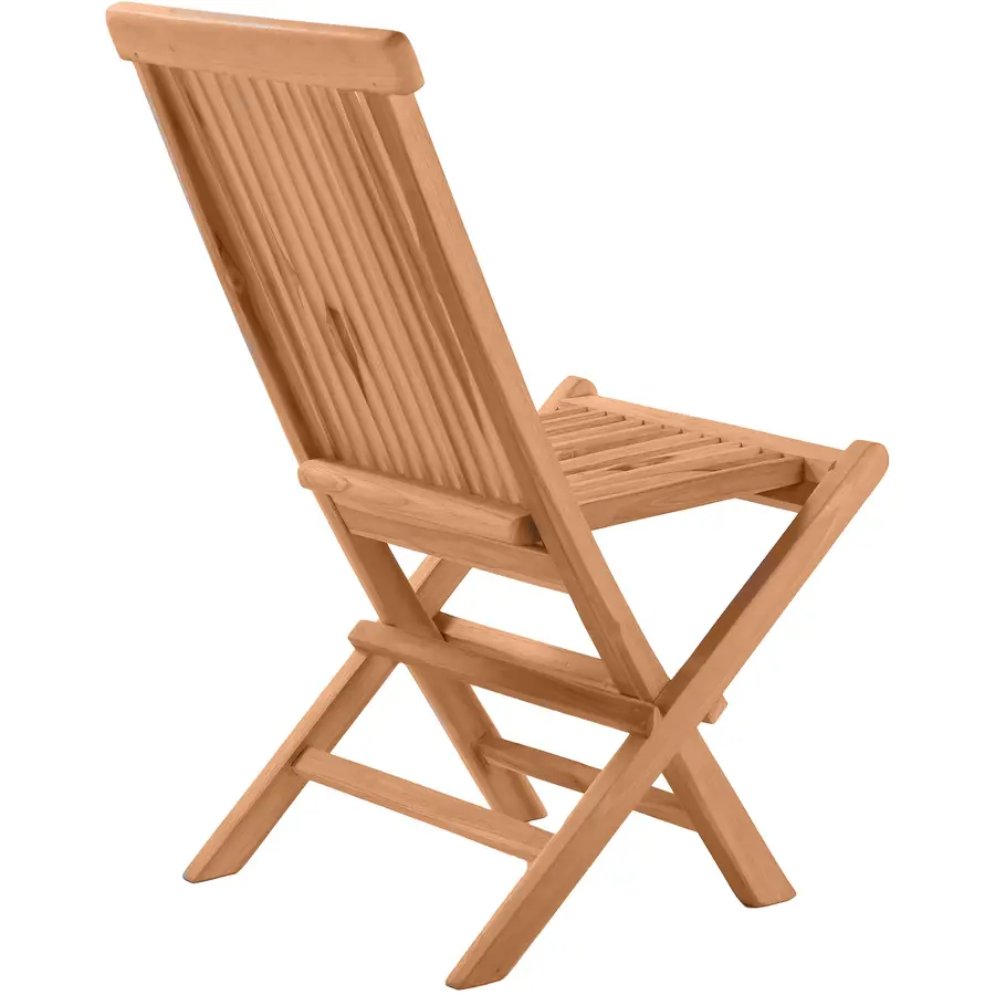 Divero 2er Set Klappstuhl HANTOWN aus Teakholz, behandelt - Farbe: Braun Divero 2er Set Klappstuhl HANTOWN aus Teakholz, behandelt - Farbe: Braun