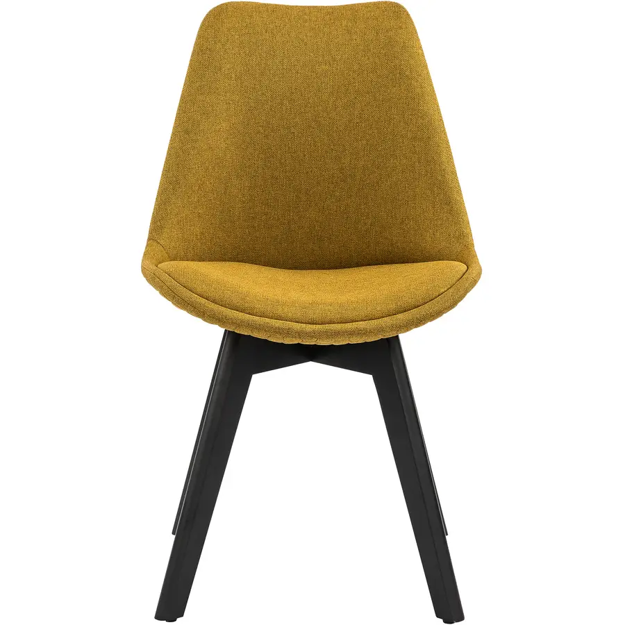 Stuhl 2er-Set Milana II Stoff Gelb B 49 T H 84 cm Stuhl 2er