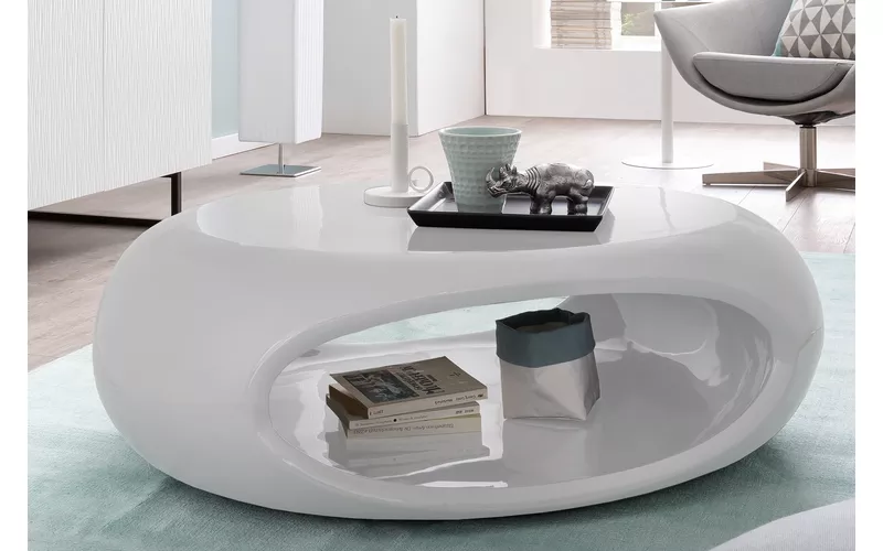 Tavolino Contenitore Mona Vale Wink Design - Finitura Rovere E Bianco - Foto 3