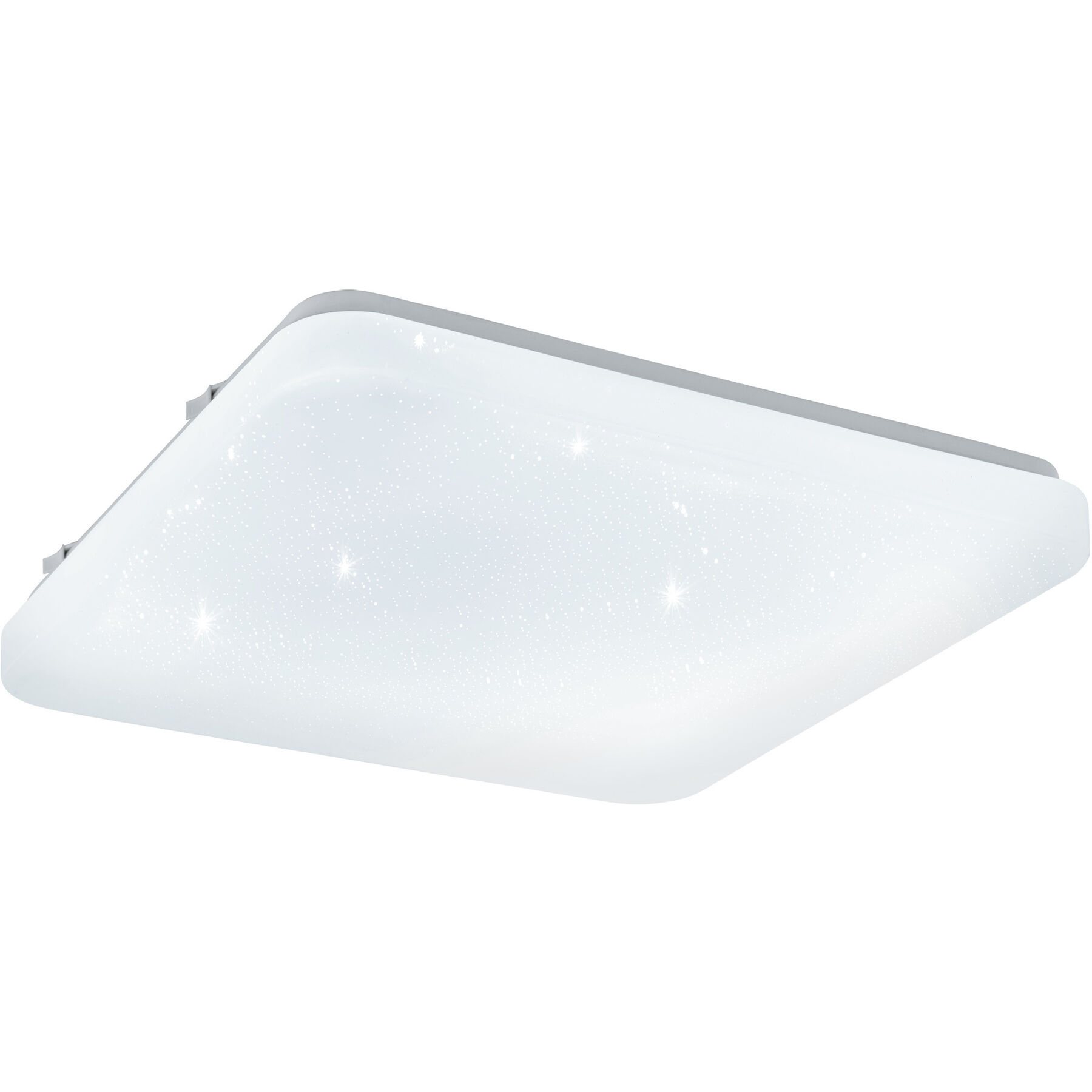 Eglo Deckenlampe Frania-S Transparent Stahl/Kunststoff 28 cm 7 cm - Farbe: glas - LED - Lichtfarbe: Warmweiss - Material: Kunststoff/Stahl- LED