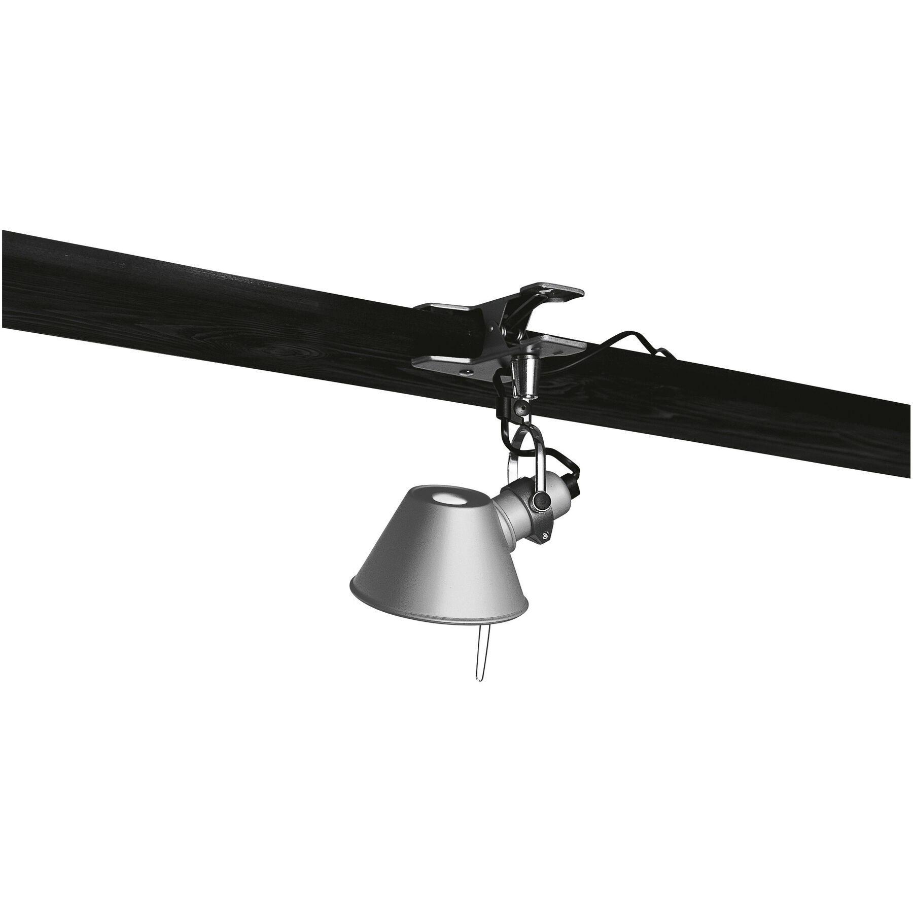 Artemide Designer-Wandlampe Tolomeo Micro alufarbig Aluminium/Stahl 461 lm - LED - Lichtfarbe: Extra warmweiss - LED Energiesparlampen