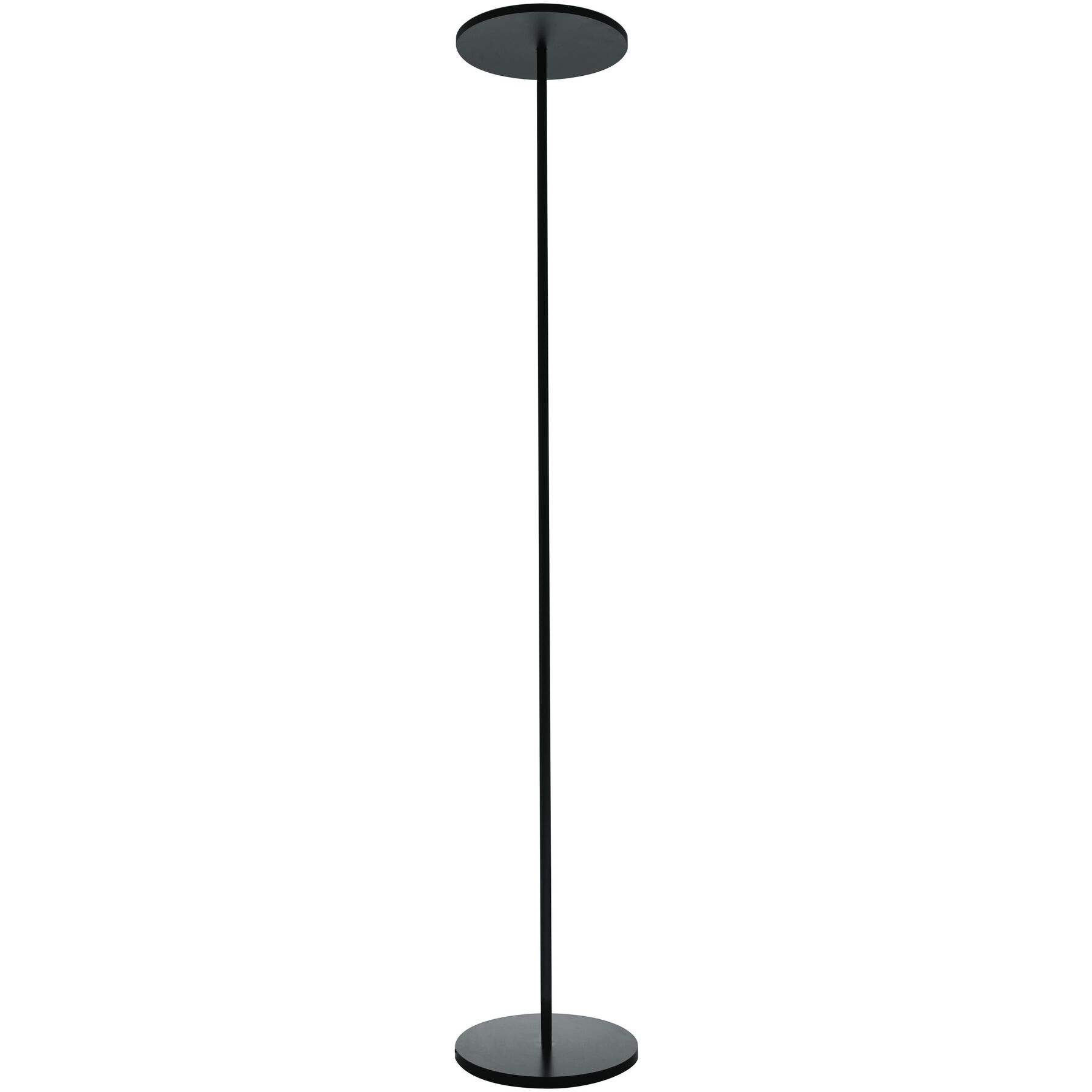 Artemide Designer-Stehlampe Athena schwarz Aluminium/Stahl 74.2 lm Dimmbar H 183 cm - LED - Lichtfarbe: Extra warmweiss - LED Energiesparlampen
