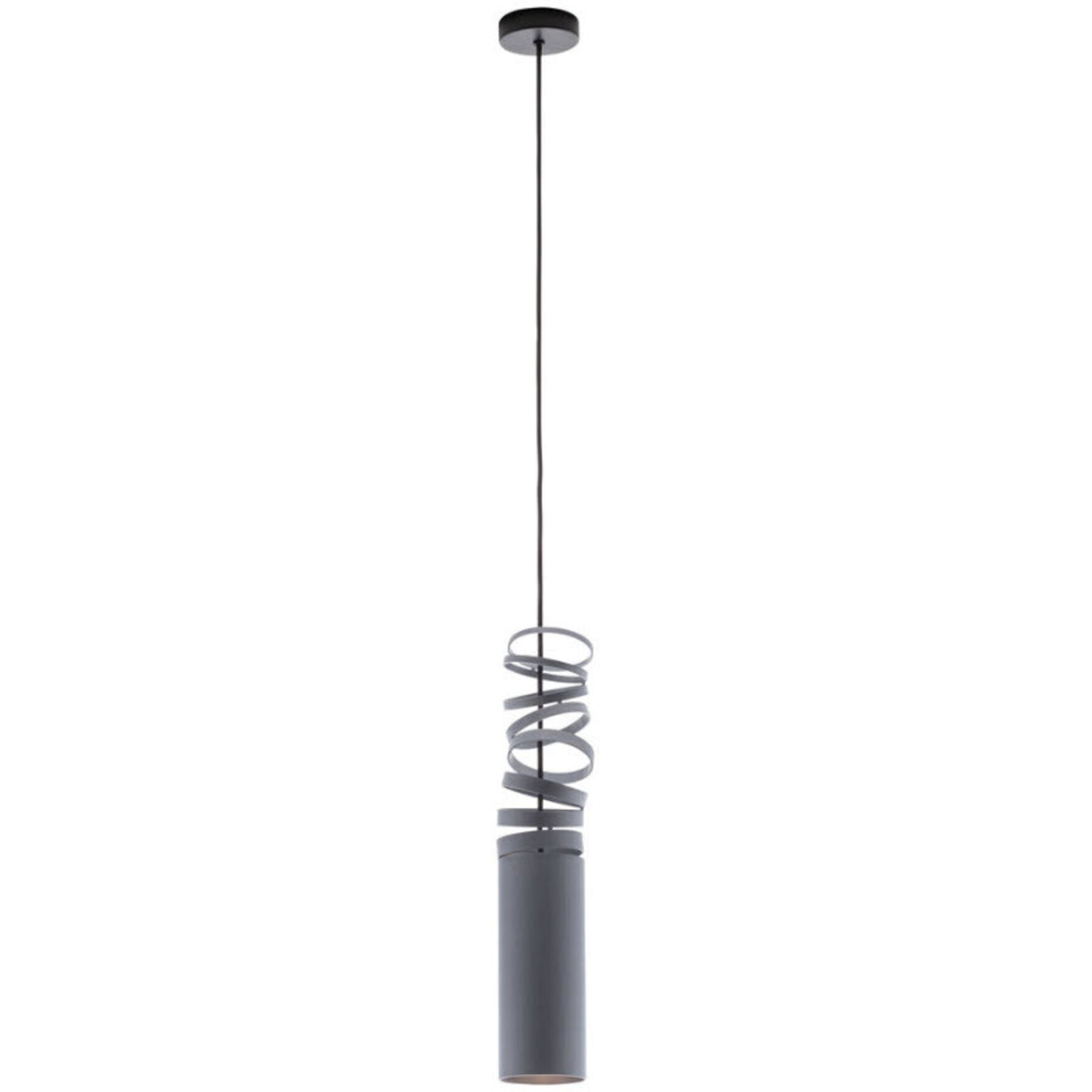 Artemide Designer-Pendellampe Decomposé Light rauchgrau Aluminium B 9.8 cm - Lichtfarbe: Extra warmweiss