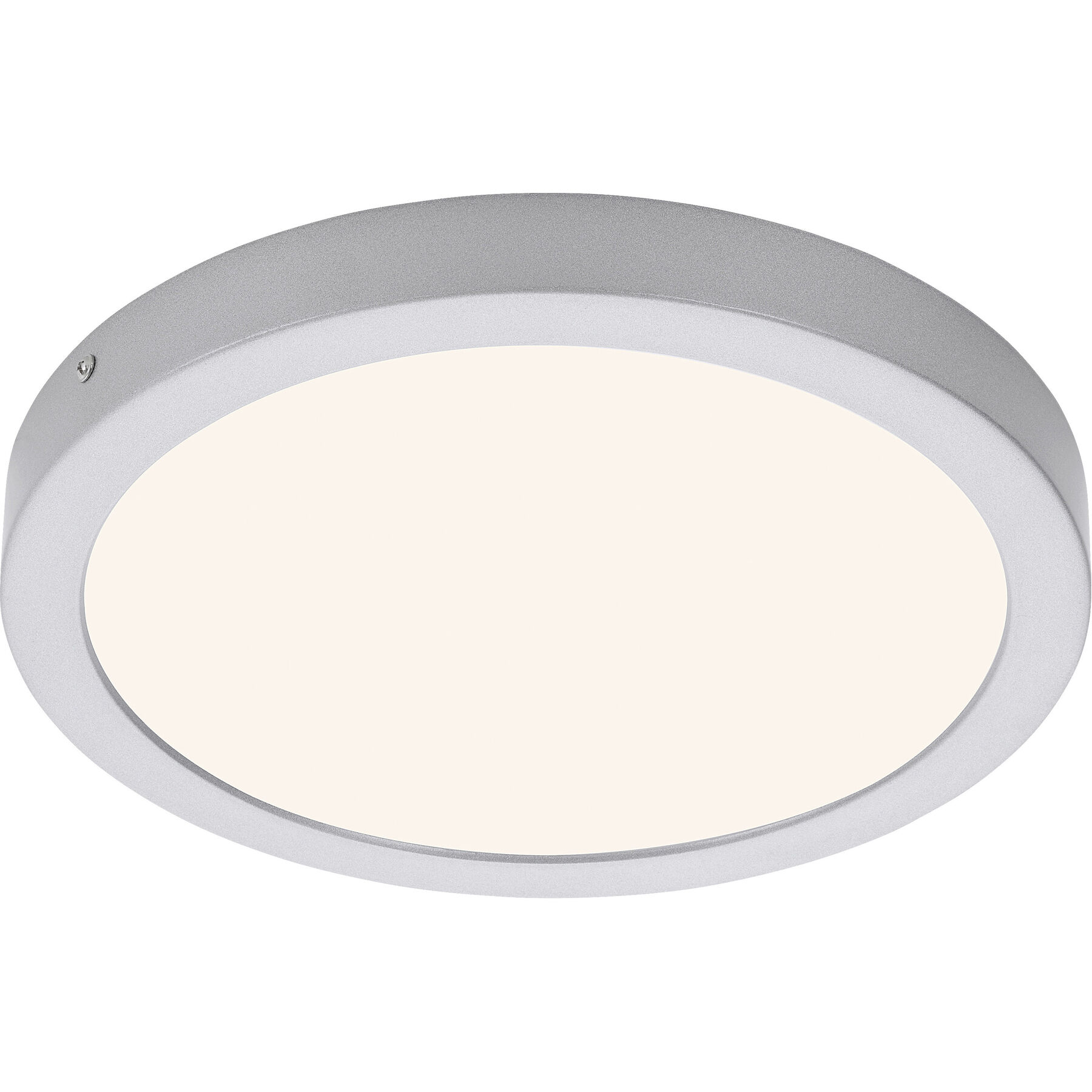 Deckenlampe Cissione chrom matt/weiss Metall/Kunststoff 2000 lm B 30 cm - LED - Lichtfarbe: Helles Neutralweiss- LED Energiesparlampe