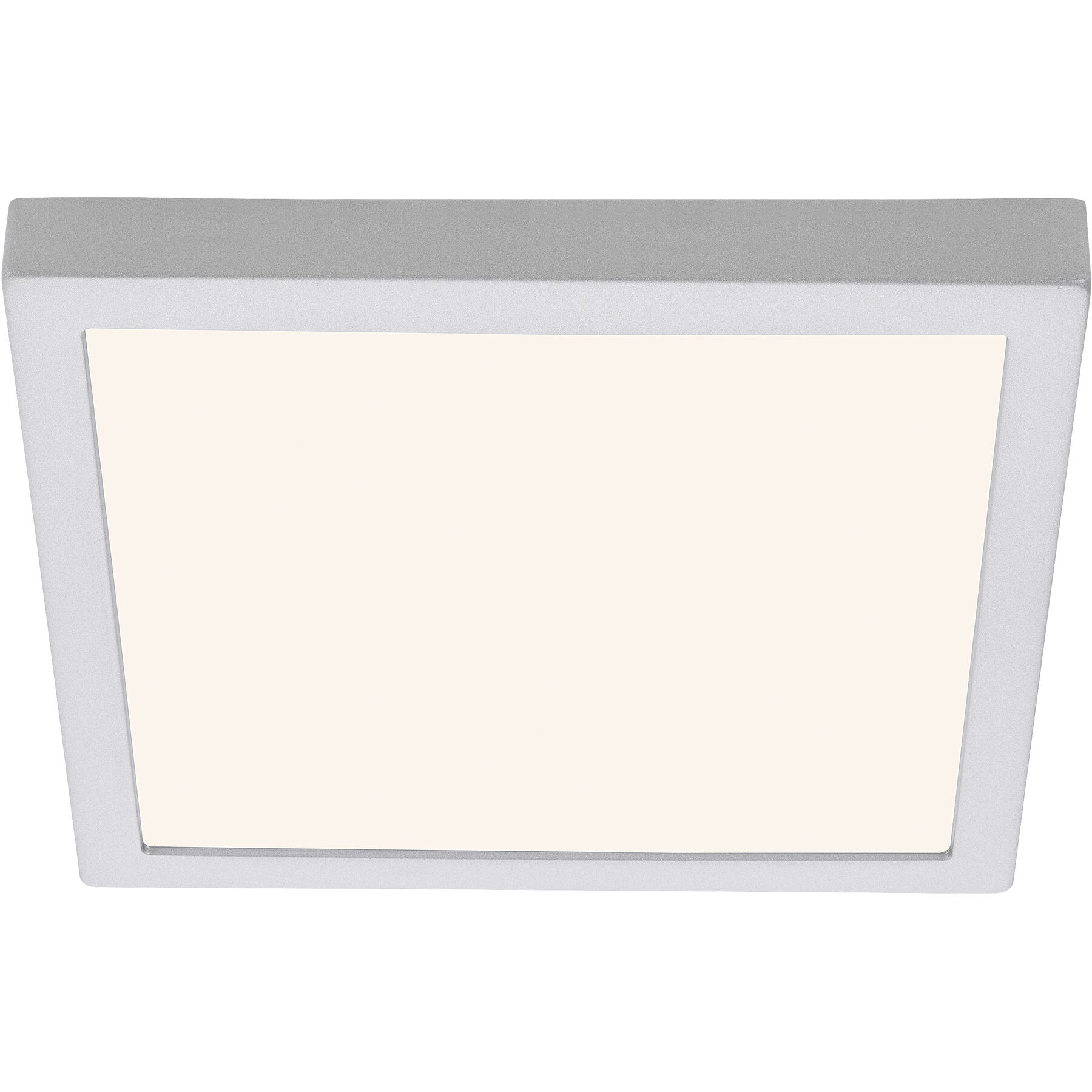 Deckenlampe Cissione chrom matt/weiss Metall/Kunststoff 2000 lm B 30 cm - LED - Lichtfarbe: Helles Neutralweiss - LED Energiesparlampen