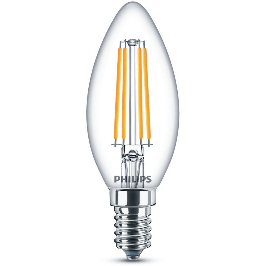 Philips Philips LED-Kerze E14 Warmweiss 6.5 W
