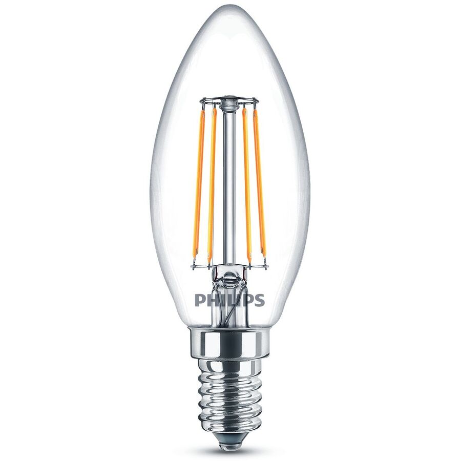 Philips Philips LED-Kerze E14 Warmweiss 4.3 W 2 Stück