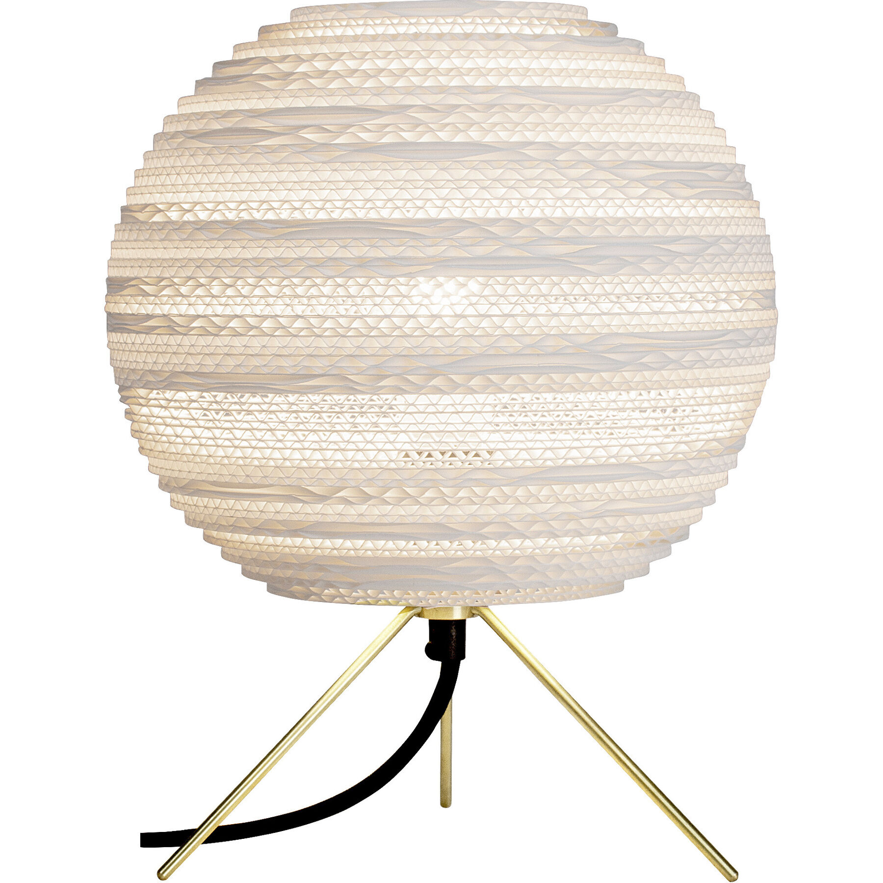 Graypants Tischlampe Moon weiss Karton H 22 cm