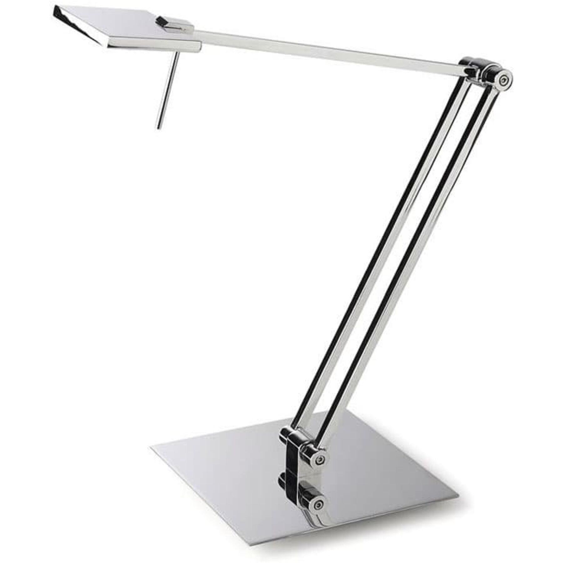 Tischlampe Chaim chrom Metall H 57 cm 500 lm - LED - LED Energiesparlampen