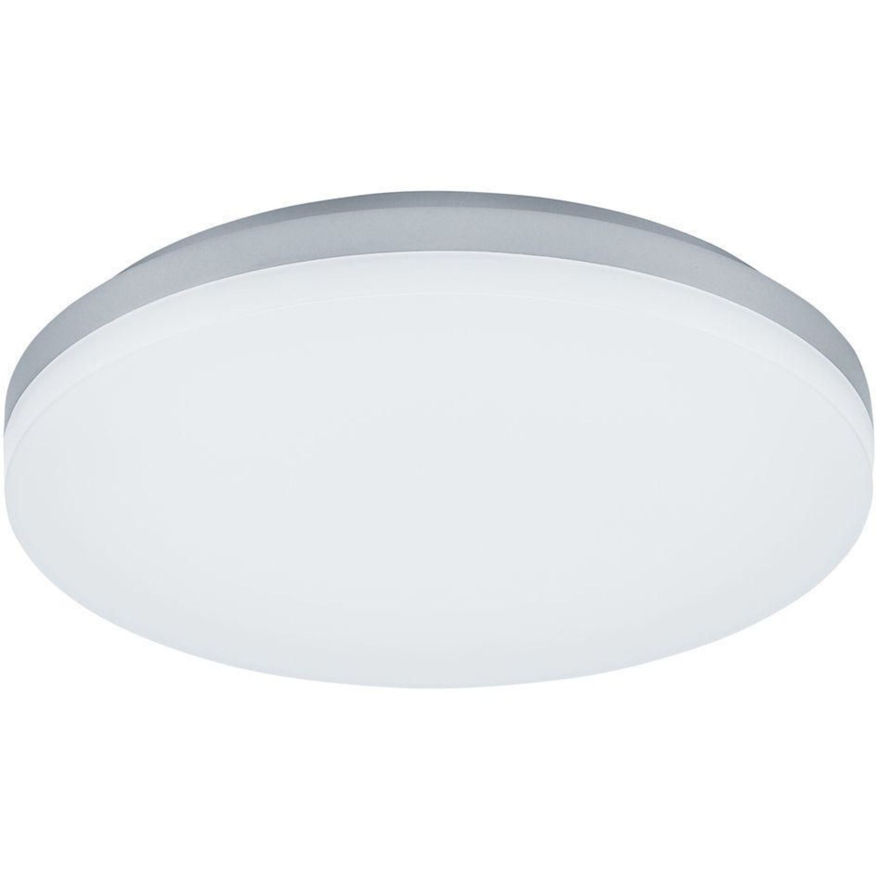 Deckenlampe Gideon silber Aluminium / Acrylglas 1000 lm B 22 cm - LED- LED Energiesparlampe