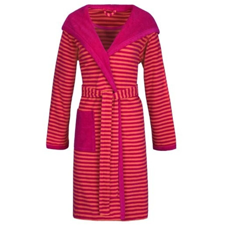 Bademantel Striped Hoody XL