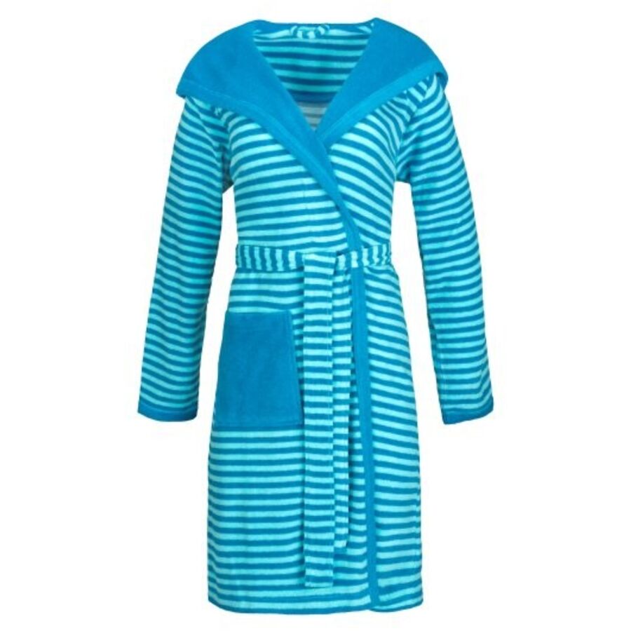 Bademantel Striped Hoody M