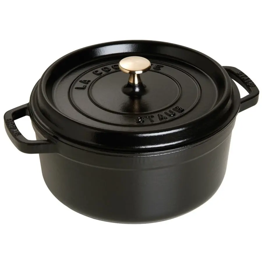 Gusseisen-Topf STAUB schwarz Gusseisen D 24 cm 3.7 l