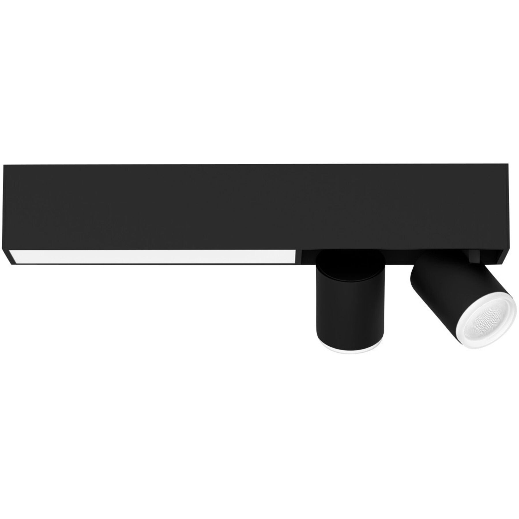 Spot Philips Hue Schwarz Aluminium 1540 lm Dimmbar B 40.8 cm - LED - Lichtfarbe: Warmweiss - Kaltes Tagesweiss - LED Energiesparlampen
