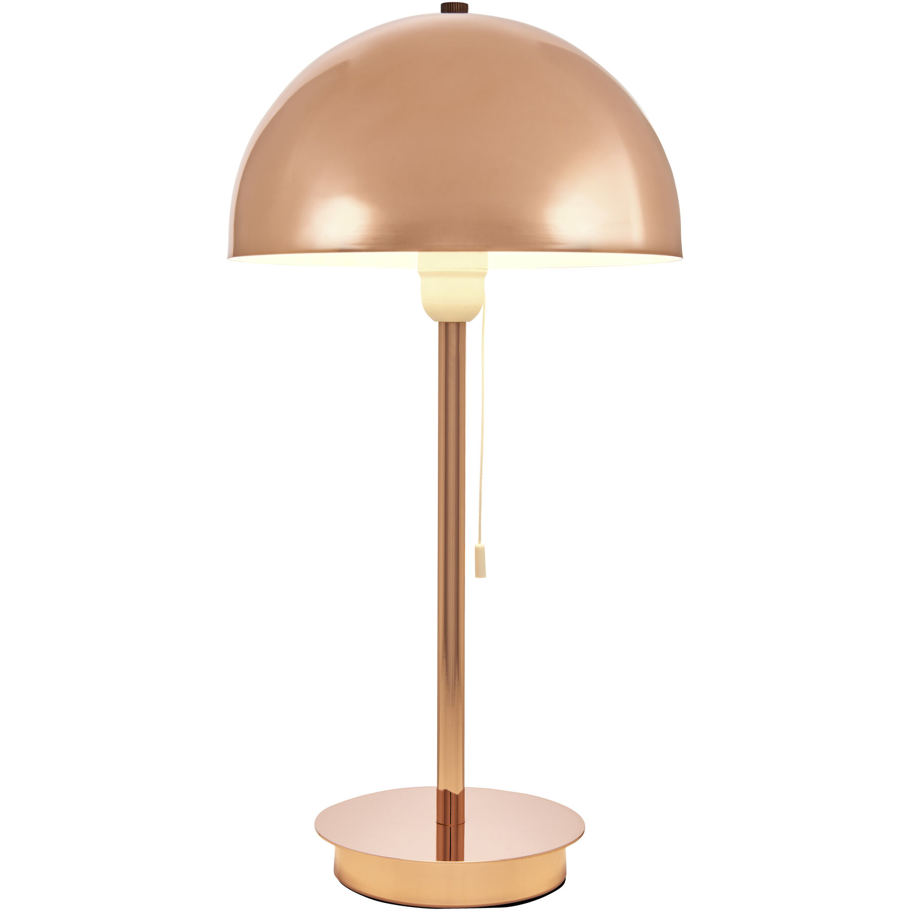 Tischlampe Kemer kupfer Metall H 47 cm