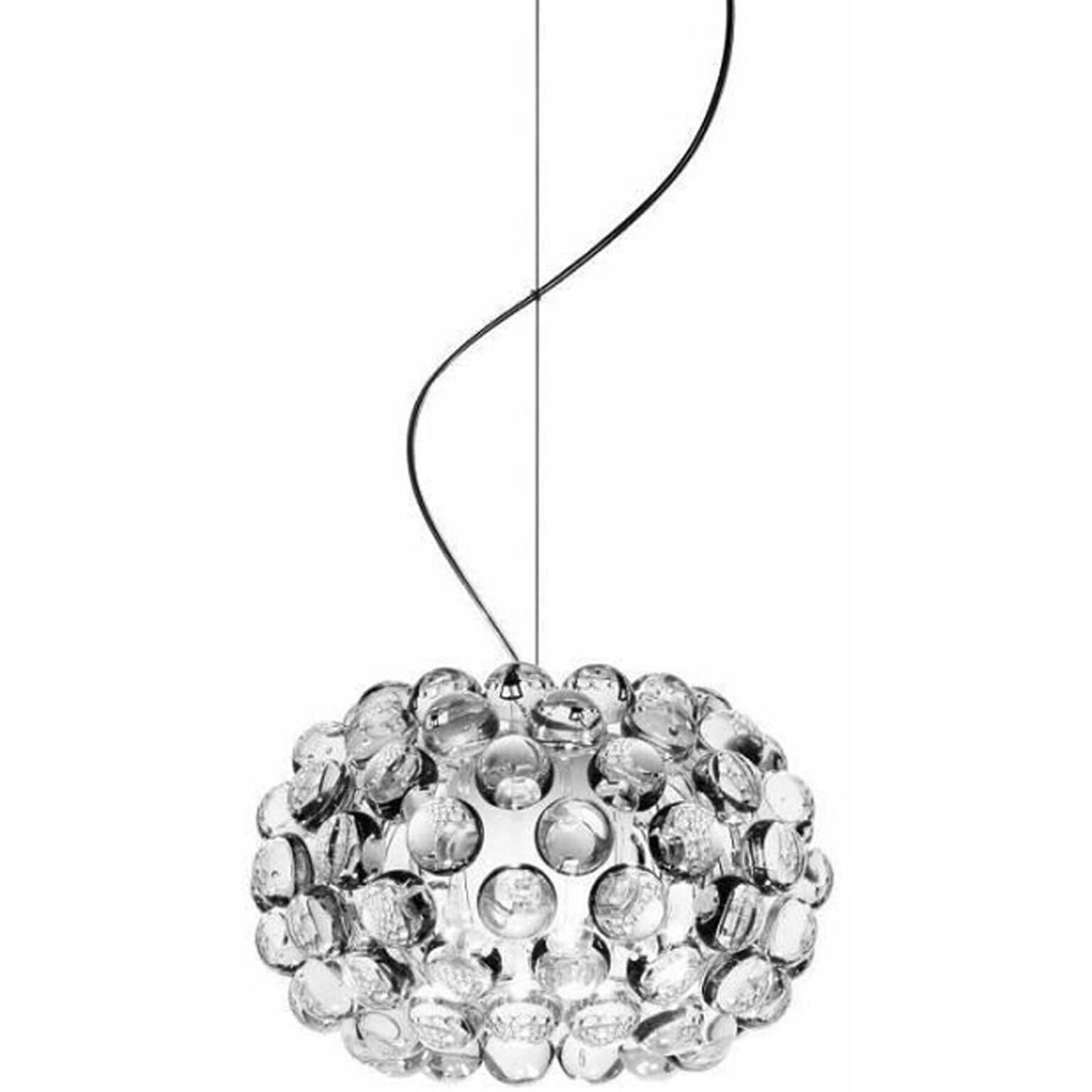 Foscarini Pendellampe Caboche Transparent Kunststoff 1000 lm B 31 cm - LED - Lichtfarbe: Extra warmweiss - LED Energiesparlampen