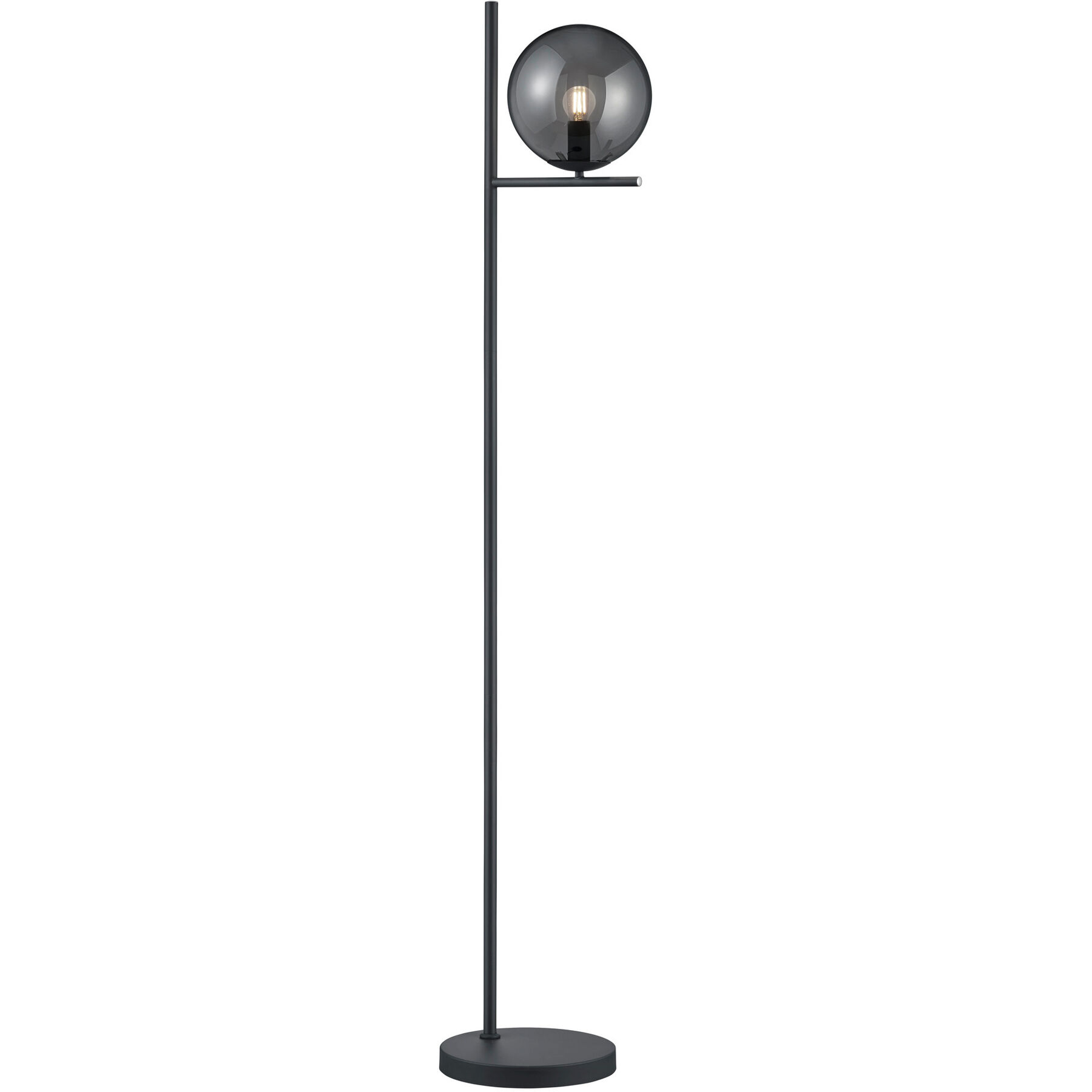 Stehlampe Reya anthrazit Metall H 150 cm