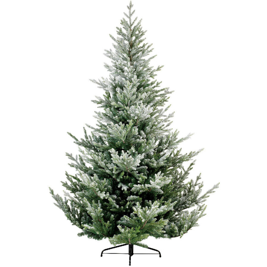 Albero di Natale artificiale Tree Verde/Bianco 180 cm - Materiale: PVC / PE / Metallo - Albero di Natale artificiale
