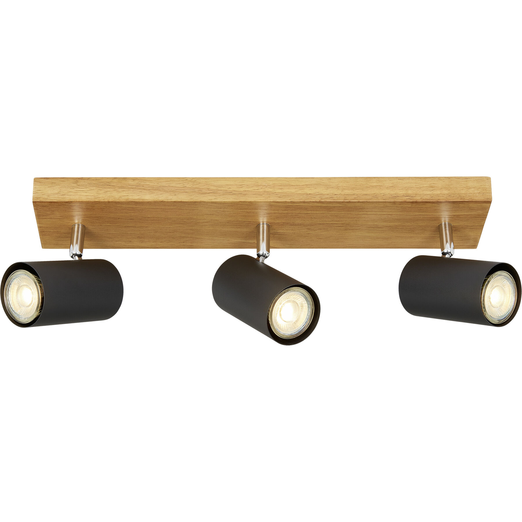 Spot Jasin Braun/Schwarz Holz/Metall B 16 cm