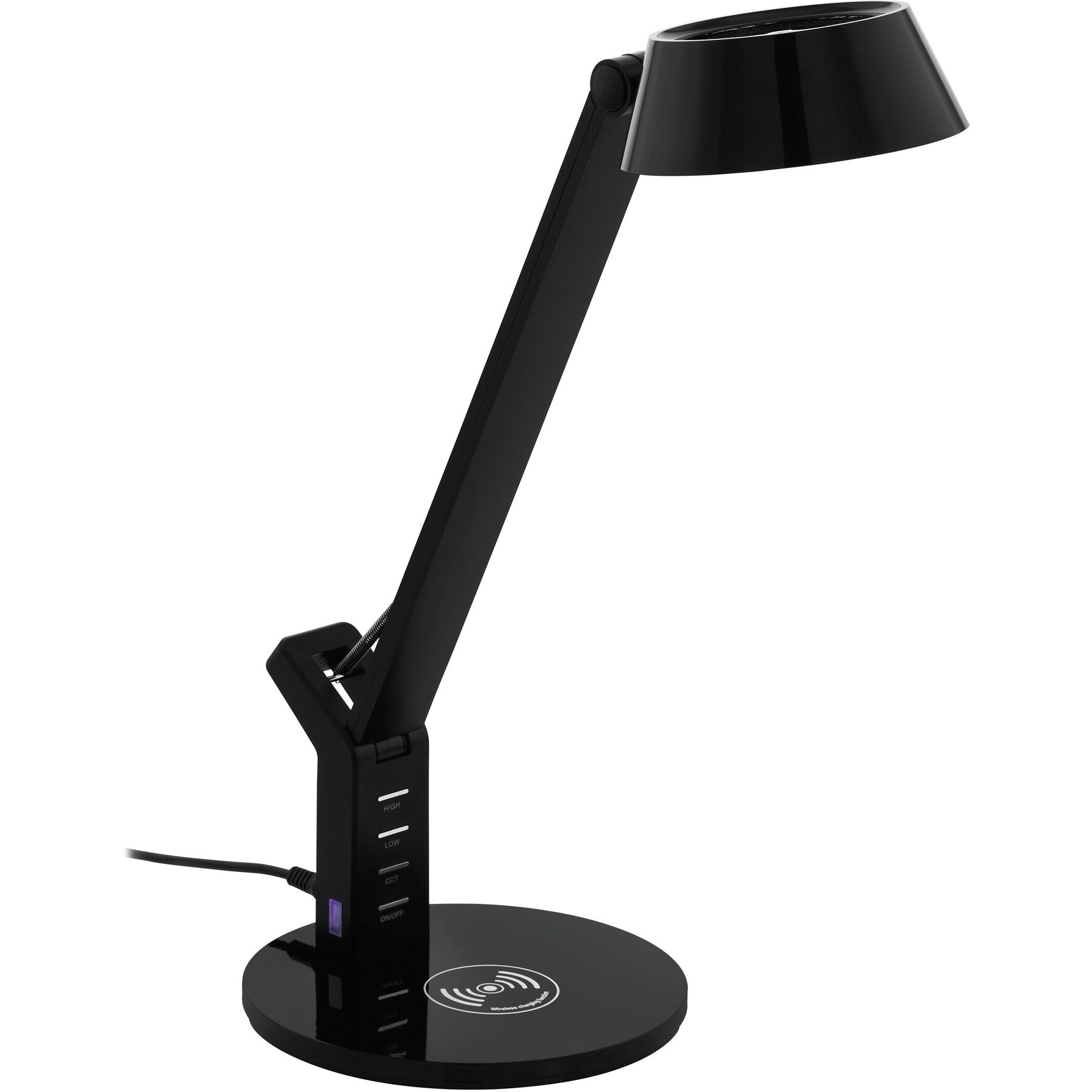 Eglo Tischlampe Banderalo Schwarz H 40.5 cm 700 lm