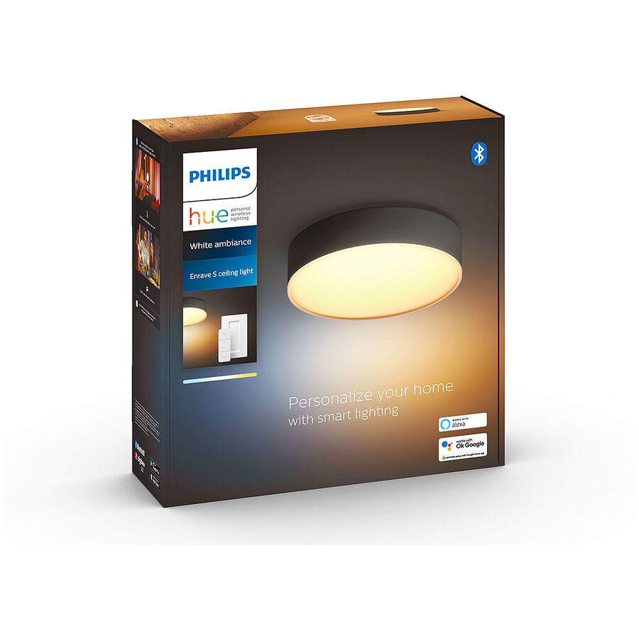 Philips Hue Philips Hue Deckenleuchte Enrave Schwarz 9.6 W