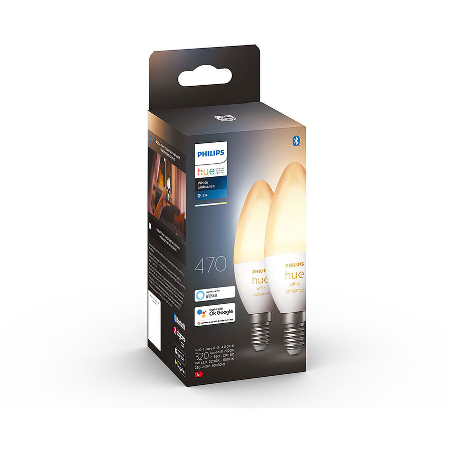 Philips Hue Philips Hue White Ambience Kerze E14 4 W 2 Stück